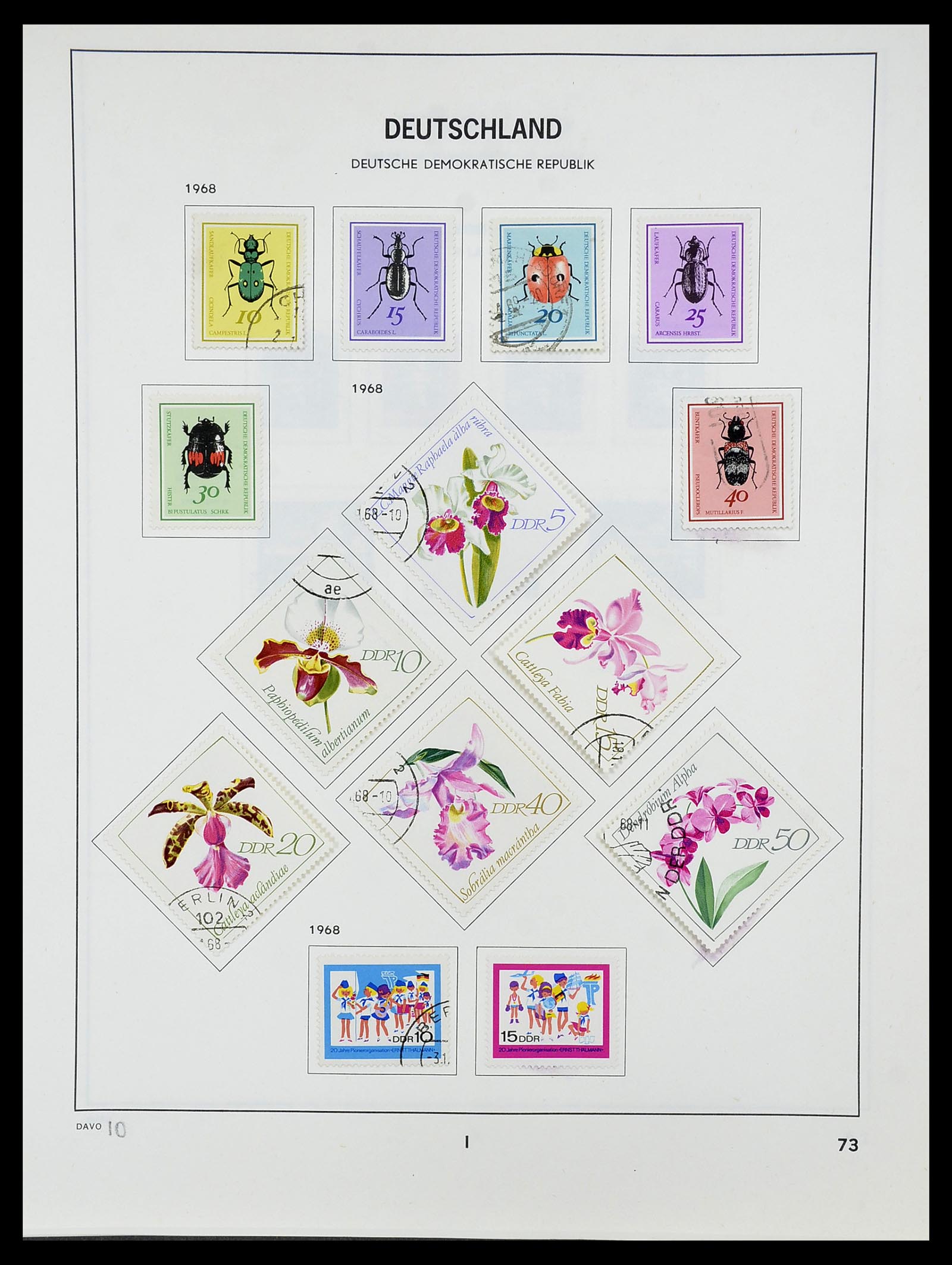 34489 074 - Postzegelverzameling 34489 DDR 1949-1990.