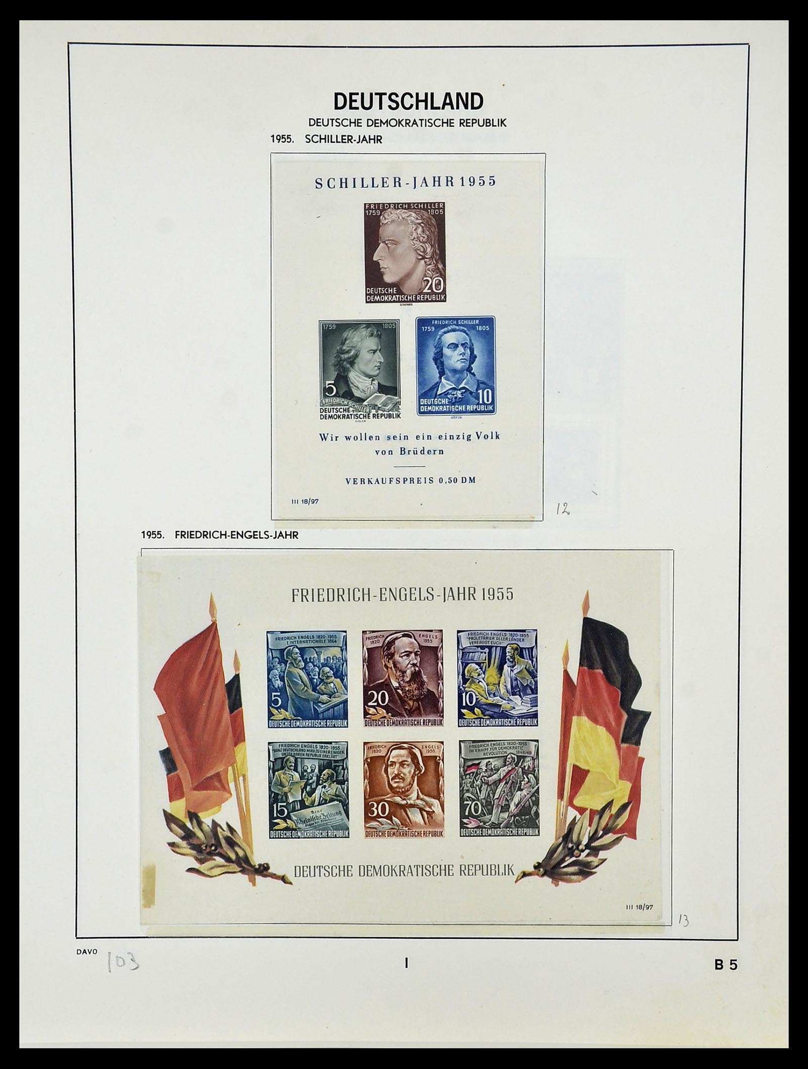 34489 080 - Postzegelverzameling 34489 DDR 1949-1990.