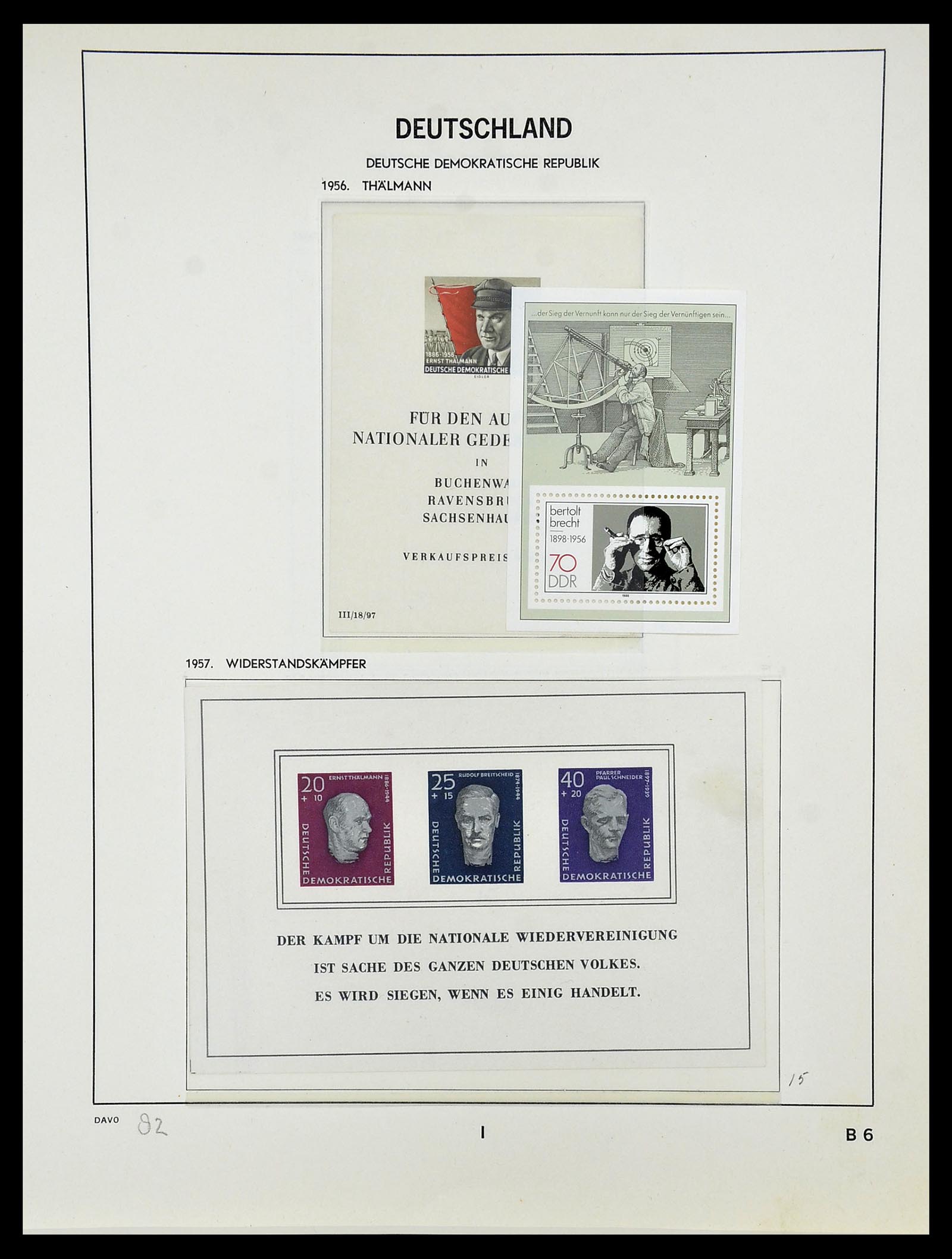 34489 081 - Postzegelverzameling 34489 DDR 1949-1990.
