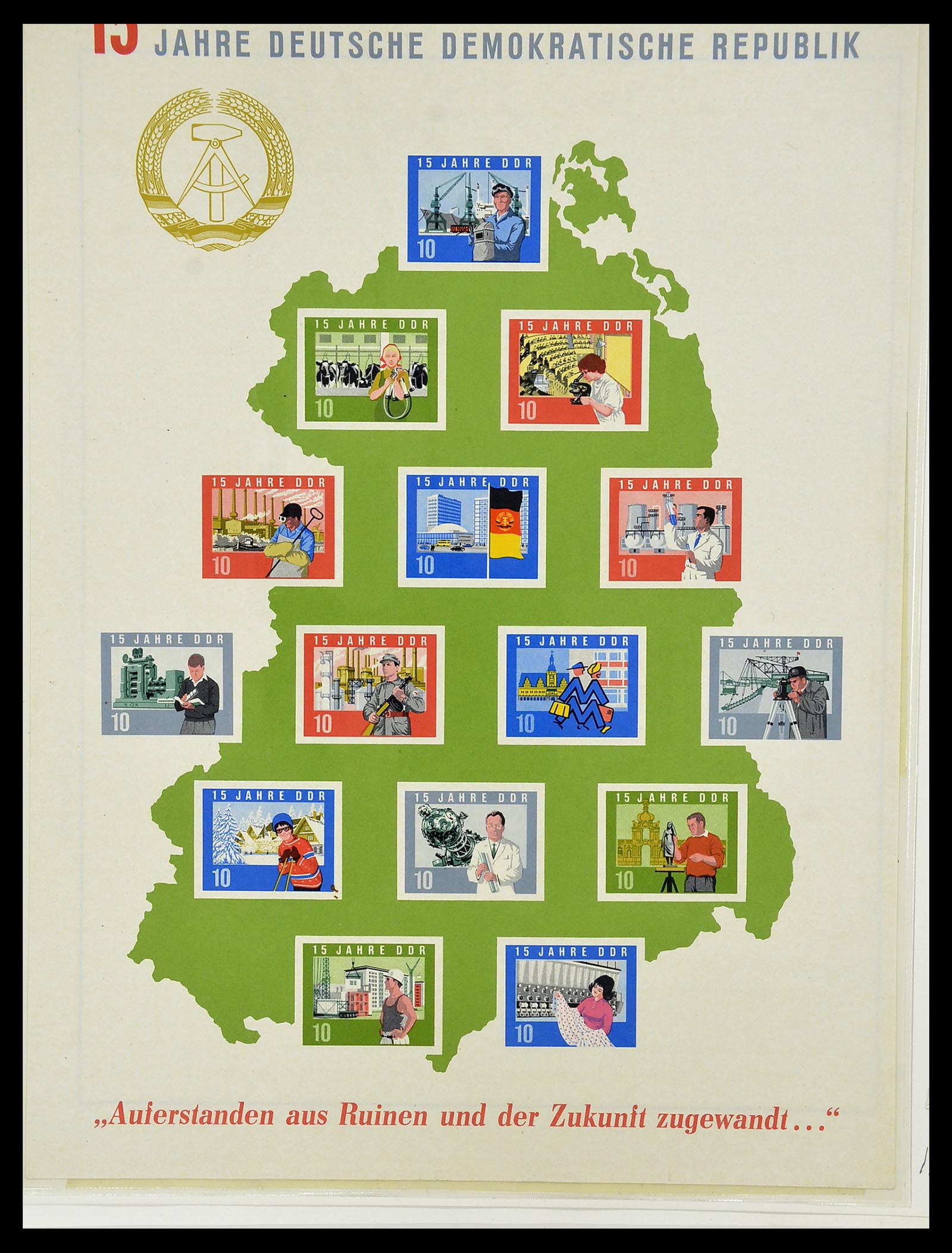 34489 084 - Postzegelverzameling 34489 DDR 1949-1990.