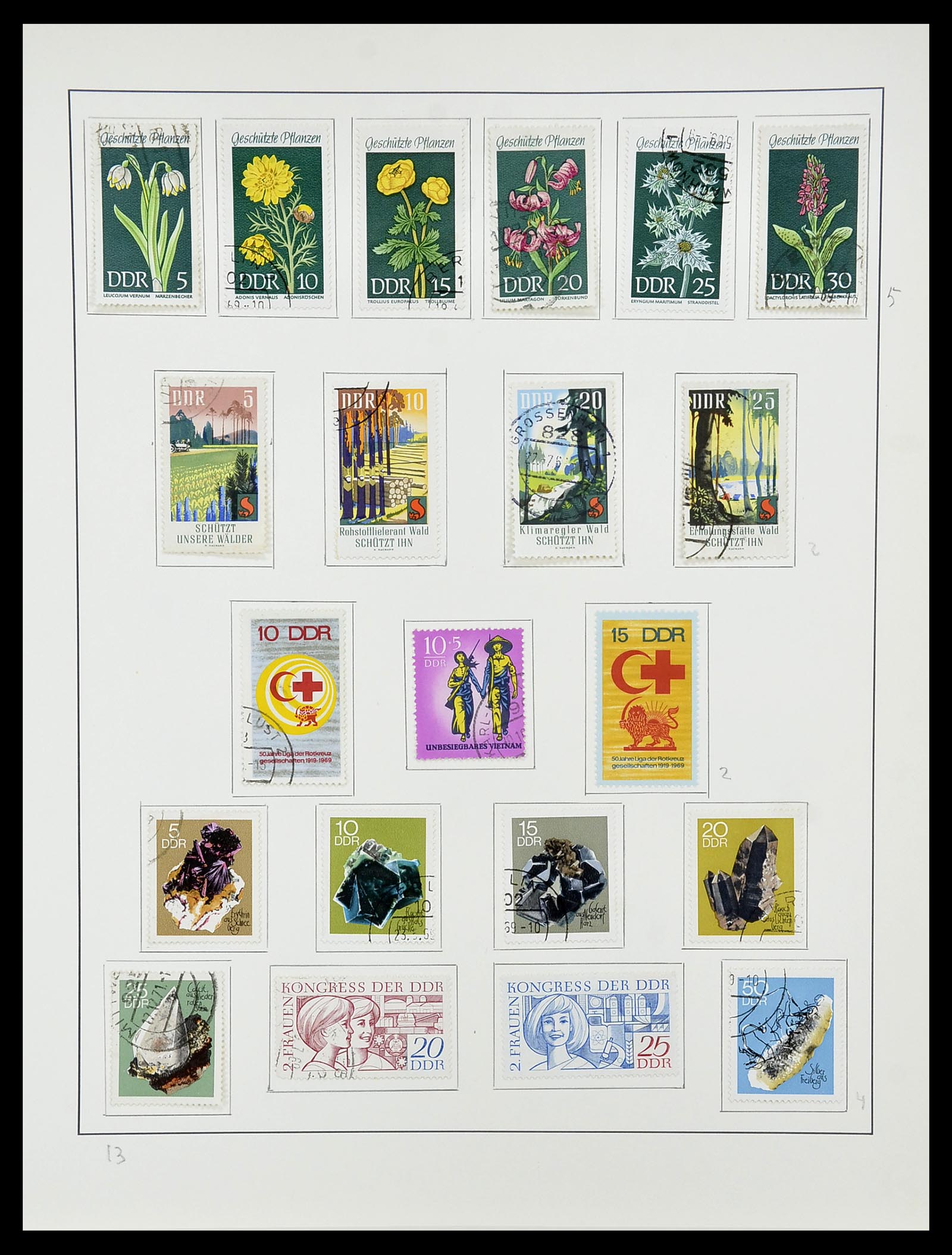 34489 093 - Postzegelverzameling 34489 DDR 1949-1990.