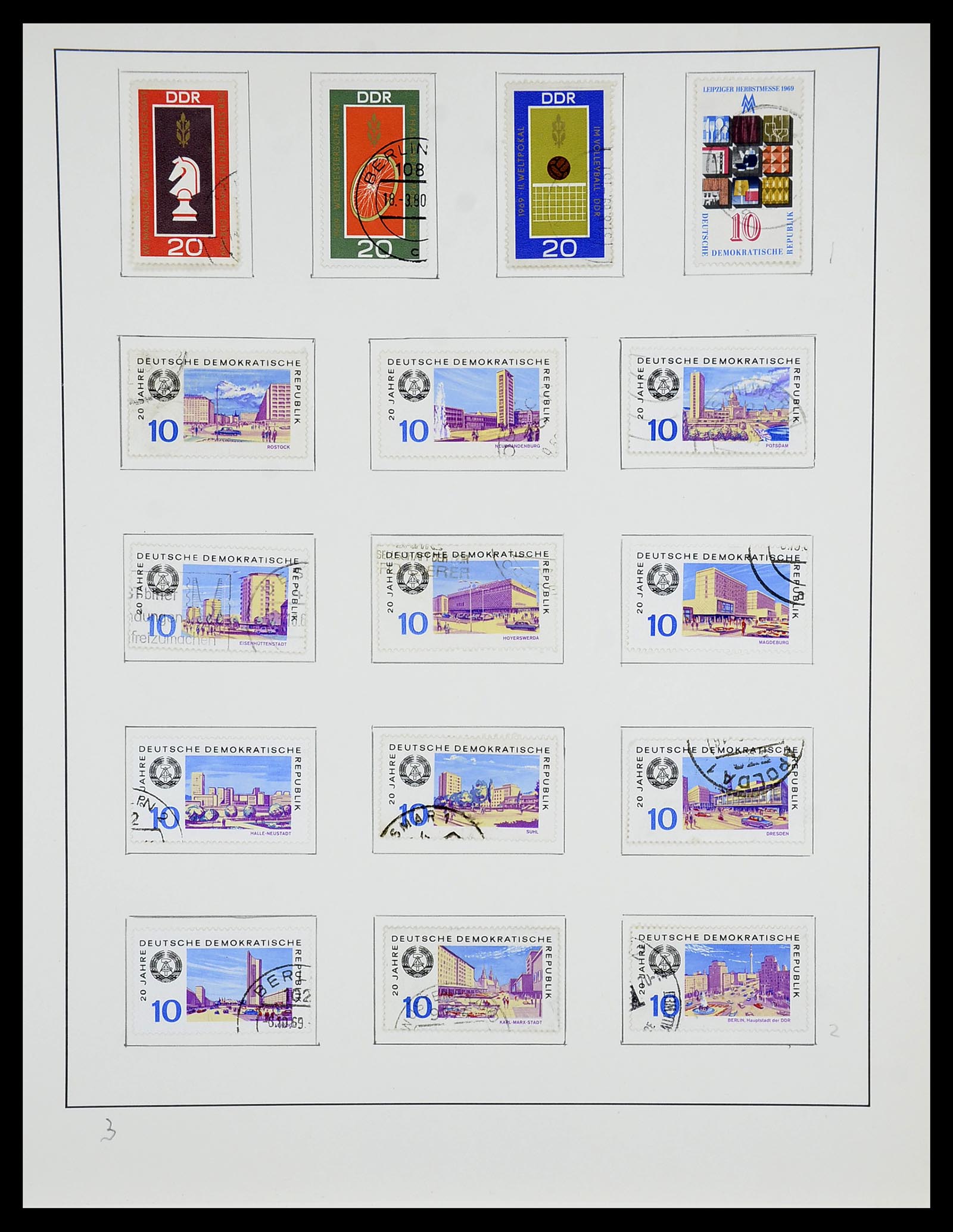 34489 094 - Postzegelverzameling 34489 DDR 1949-1990.