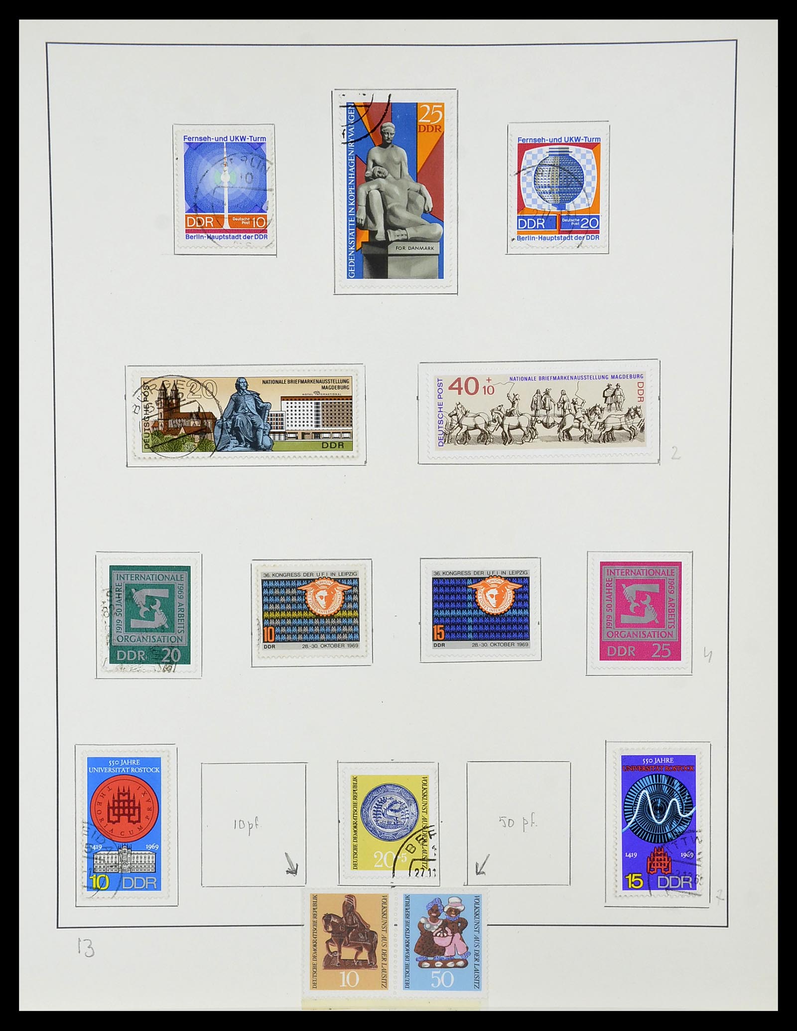 34489 095 - Postzegelverzameling 34489 DDR 1949-1990.