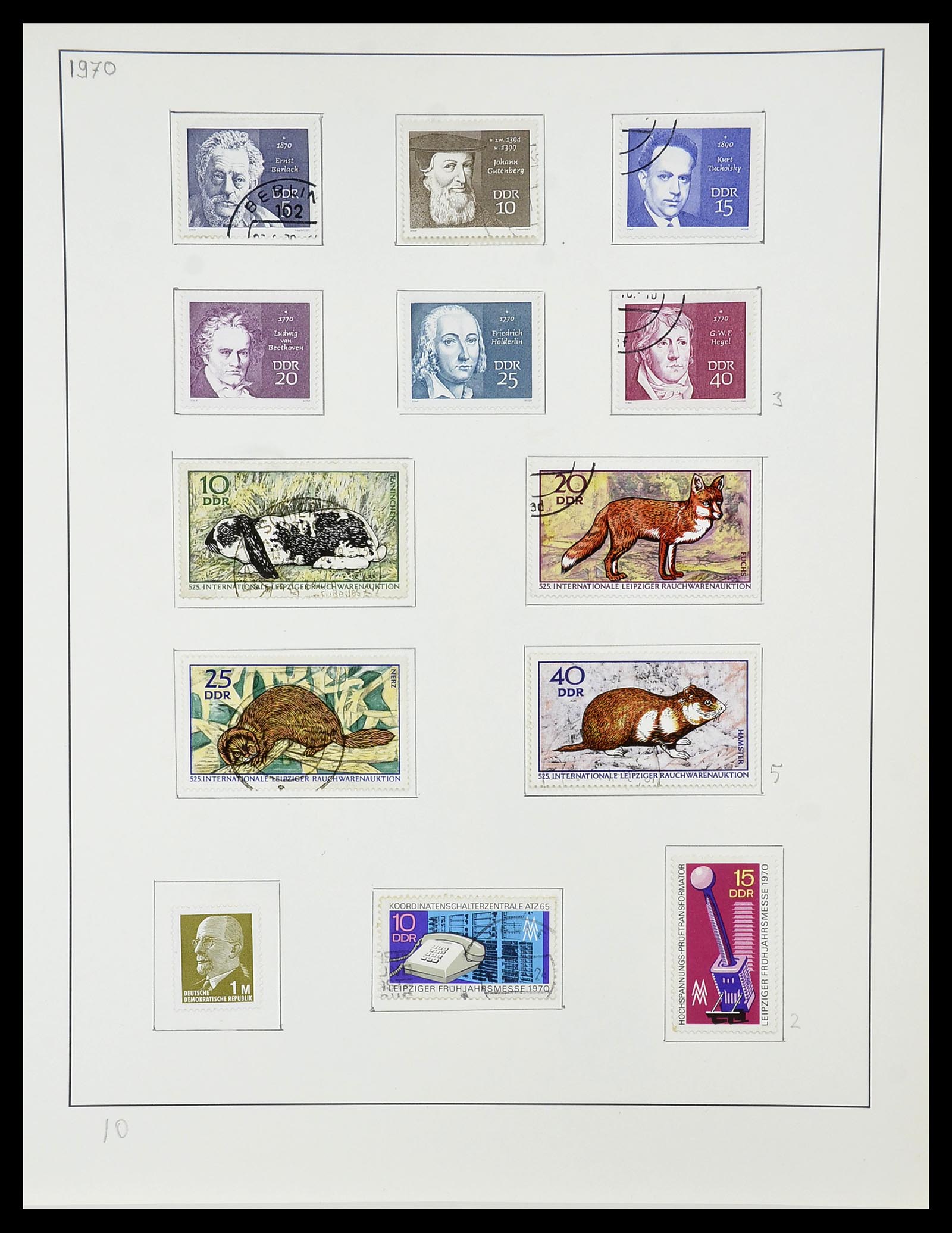 34489 097 - Postzegelverzameling 34489 DDR 1949-1990.