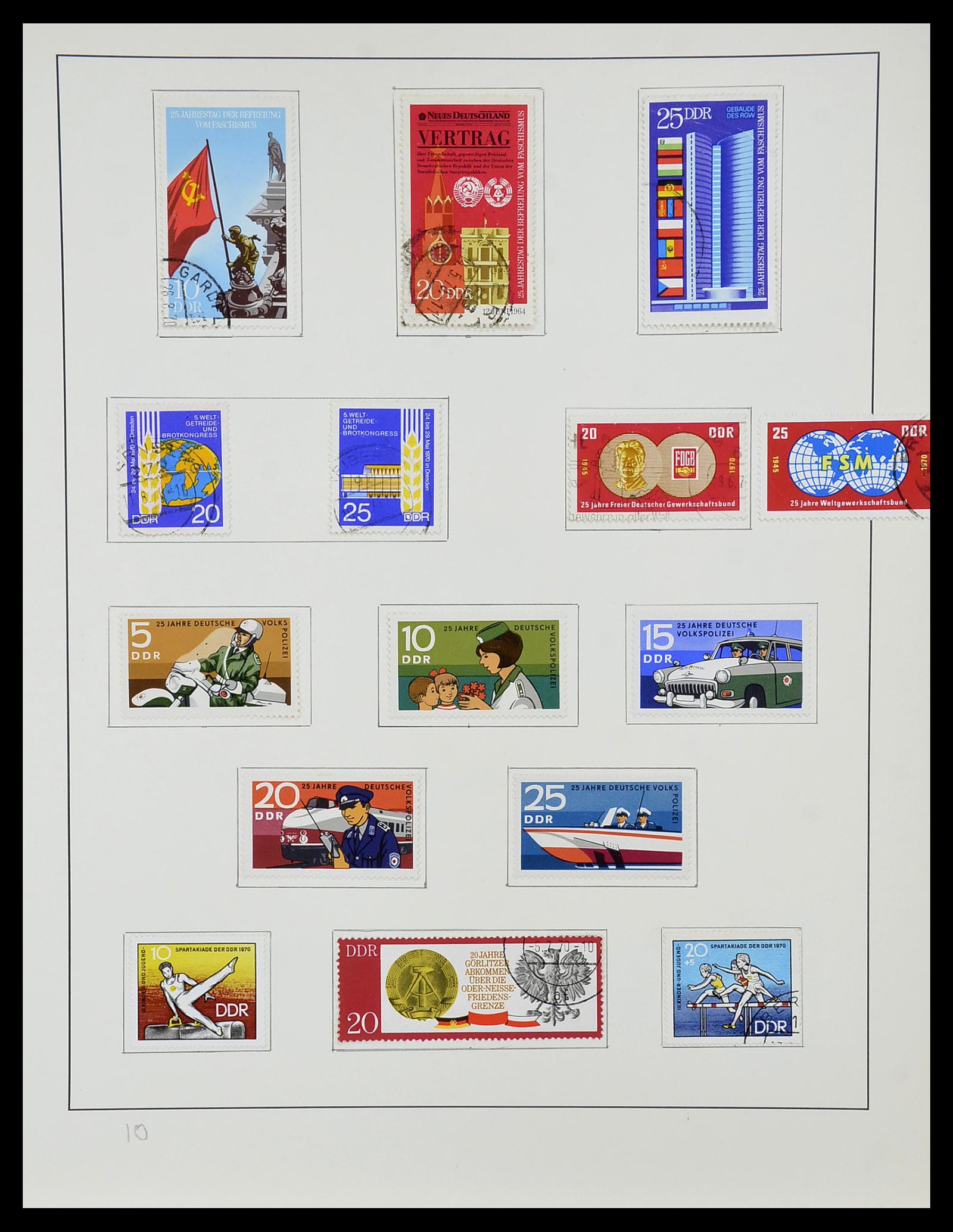 34489 099 - Postzegelverzameling 34489 DDR 1949-1990.