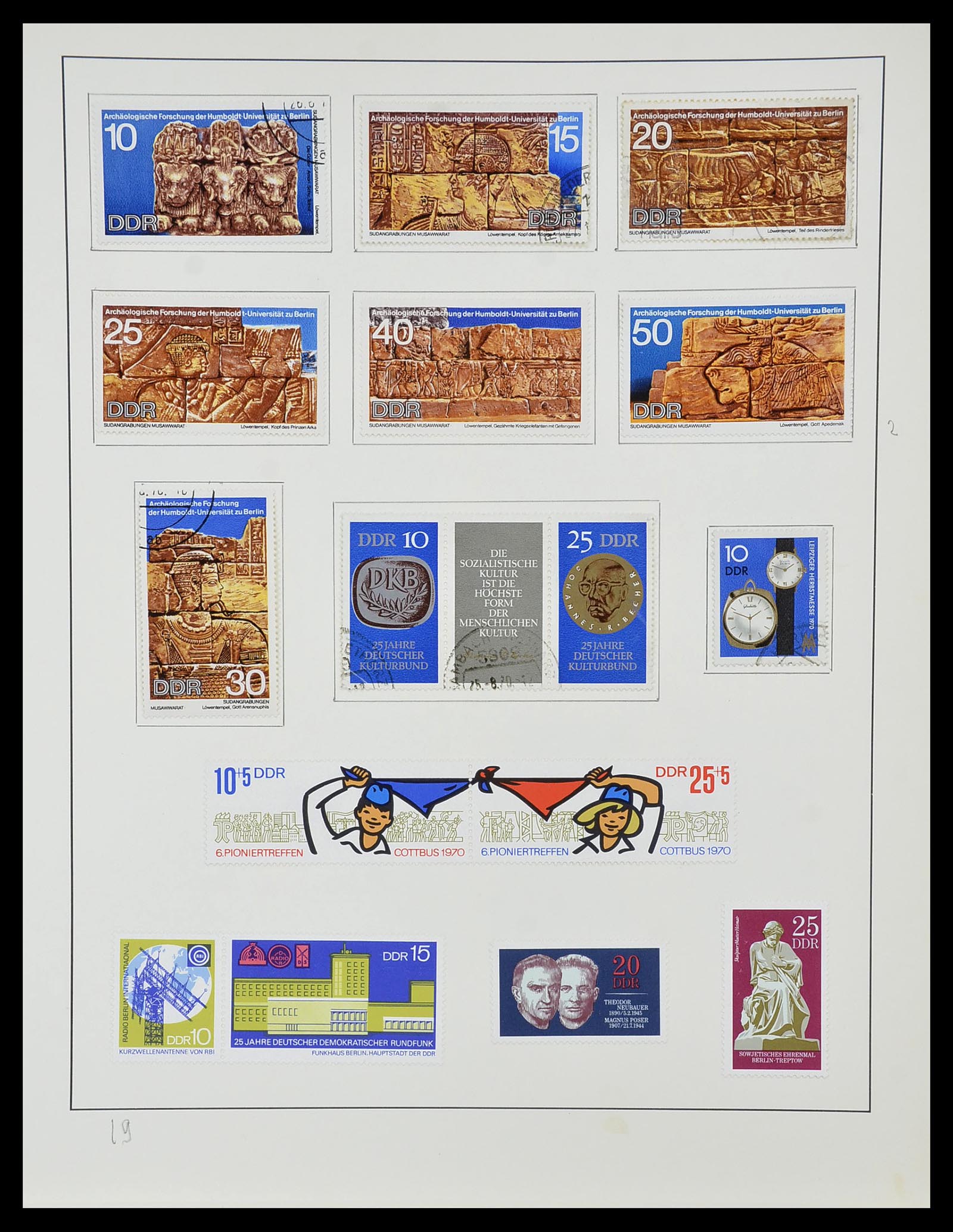 34489 100 - Postzegelverzameling 34489 DDR 1949-1990.