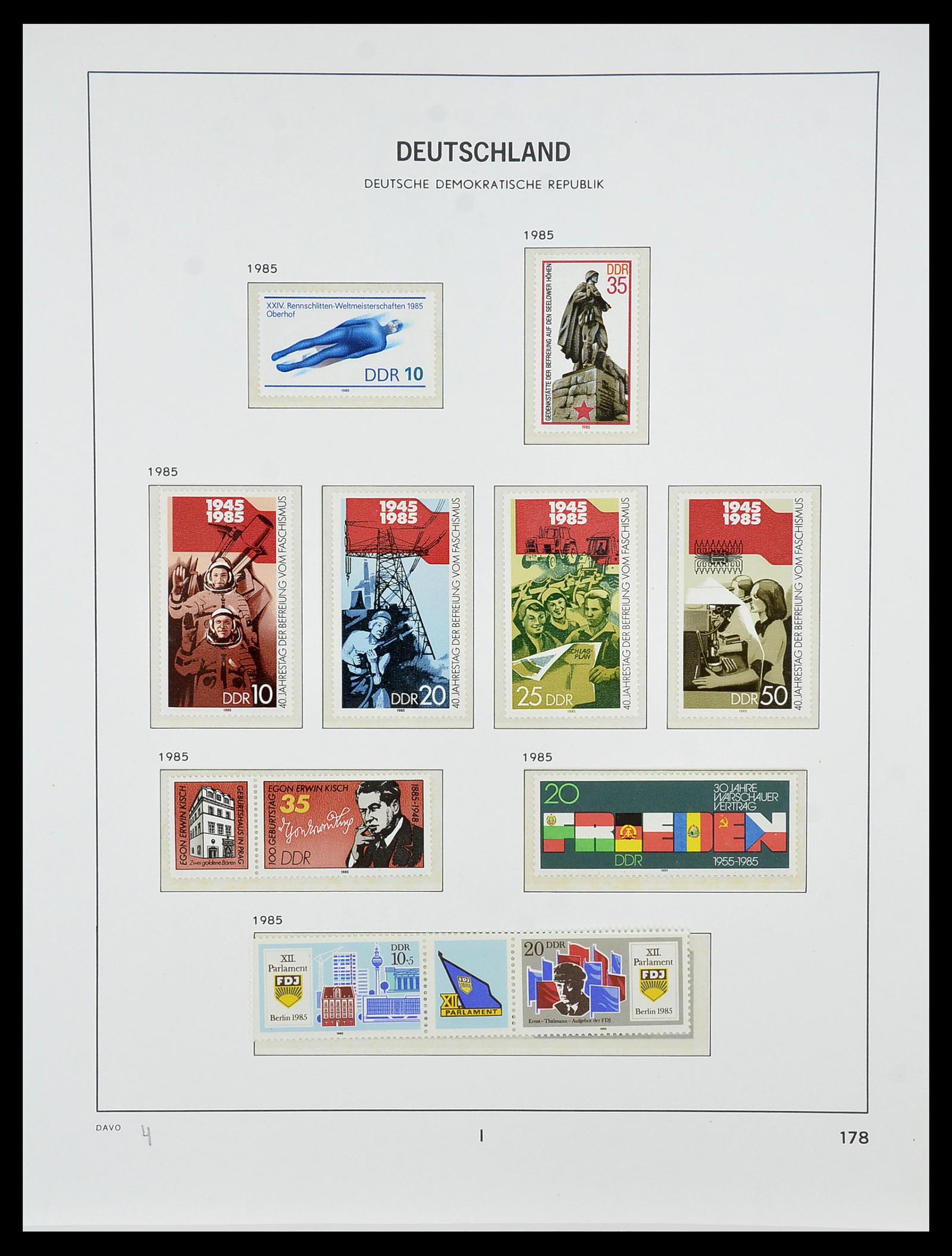 34489 227 - Postzegelverzameling 34489 DDR 1949-1990.