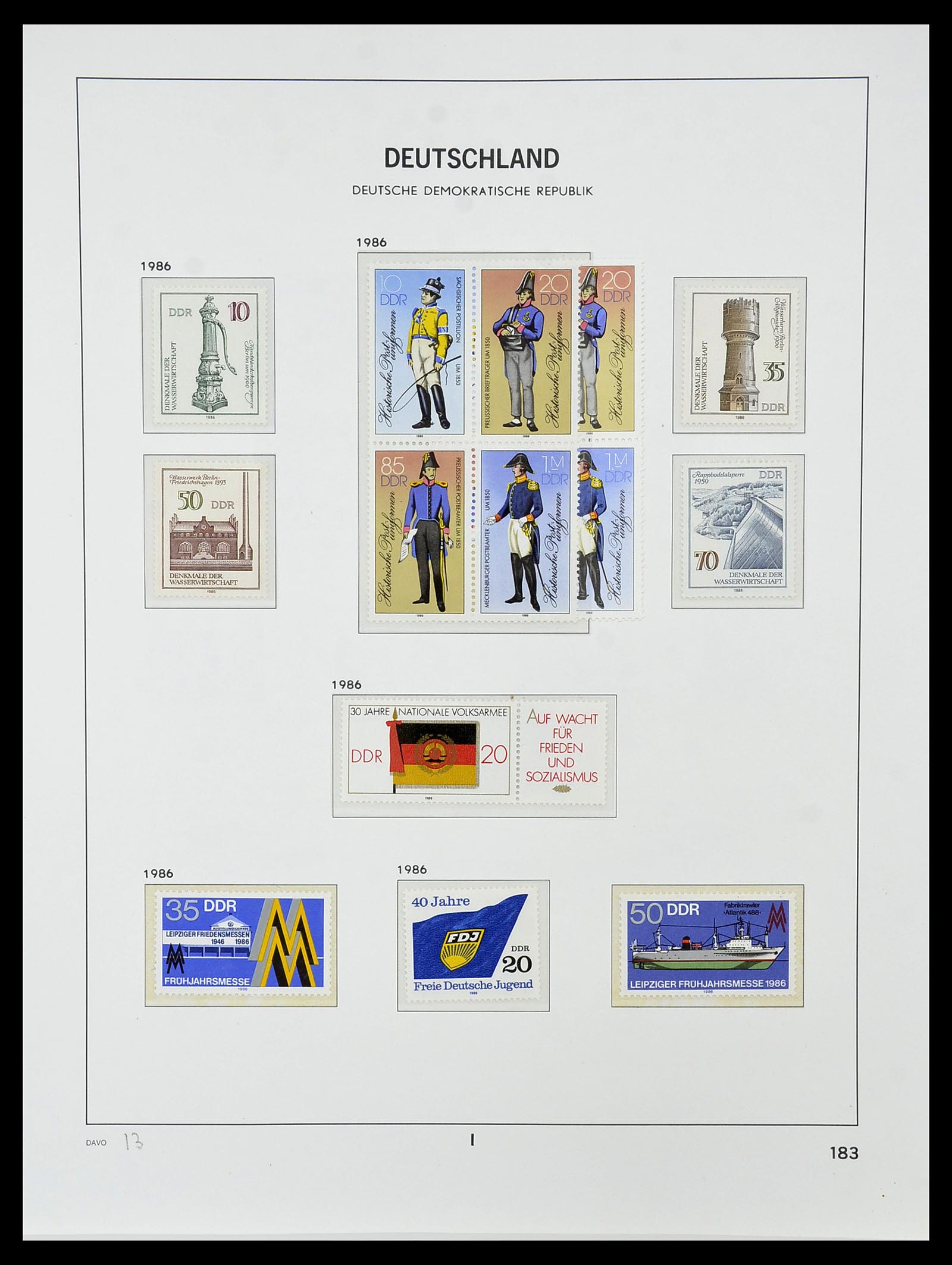 34489 236 - Postzegelverzameling 34489 DDR 1949-1990.