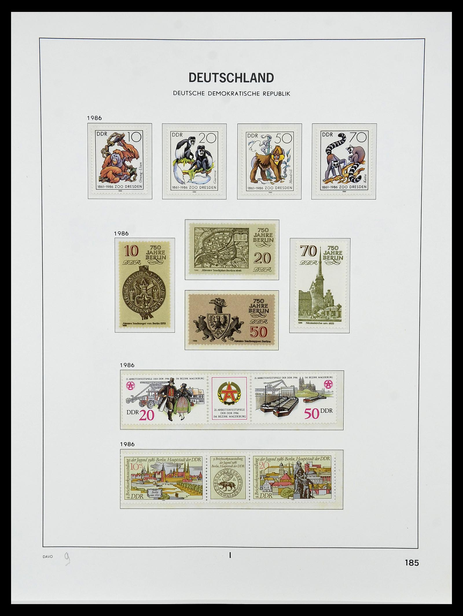 34489 238 - Postzegelverzameling 34489 DDR 1949-1990.