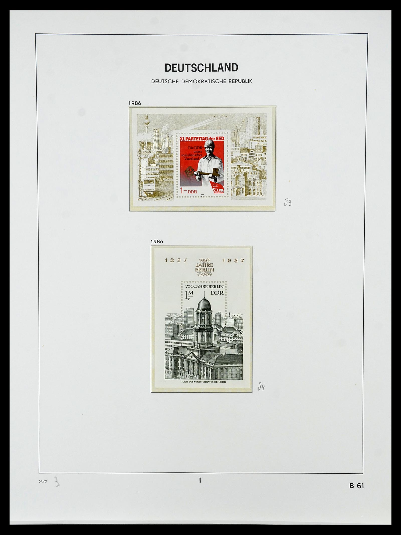 34489 241 - Postzegelverzameling 34489 DDR 1949-1990.