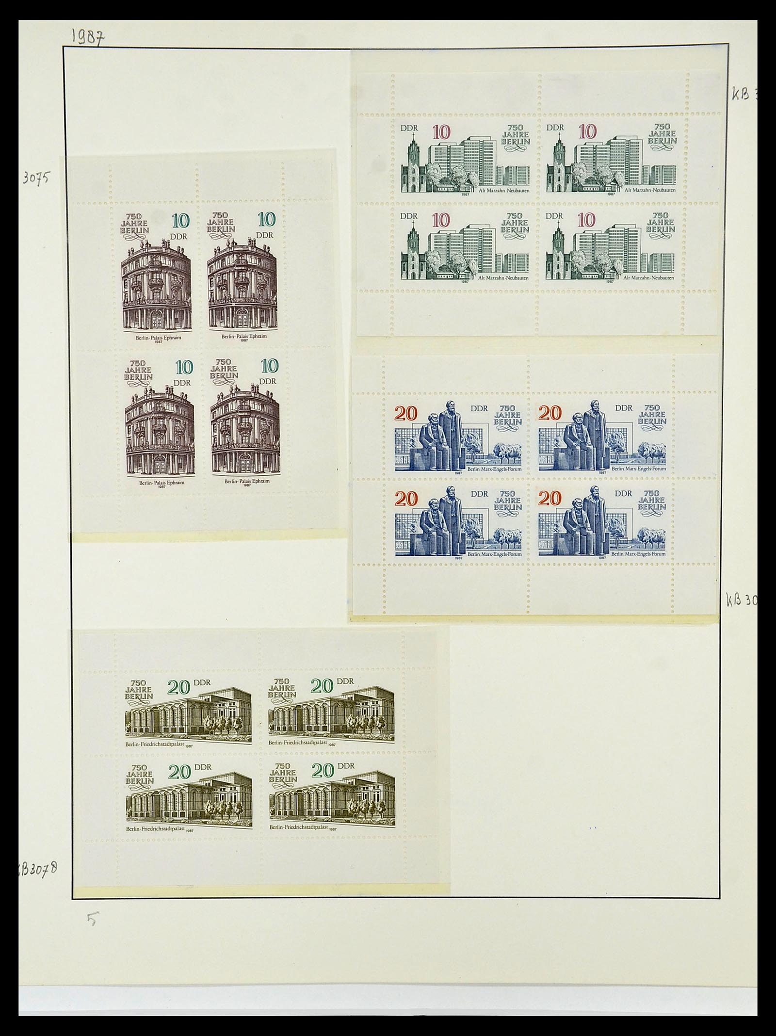 34489 245 - Postzegelverzameling 34489 DDR 1949-1990.