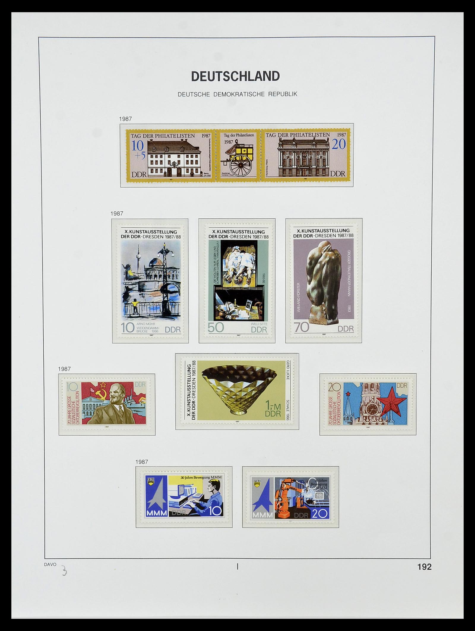 34489 250 - Postzegelverzameling 34489 DDR 1949-1990.
