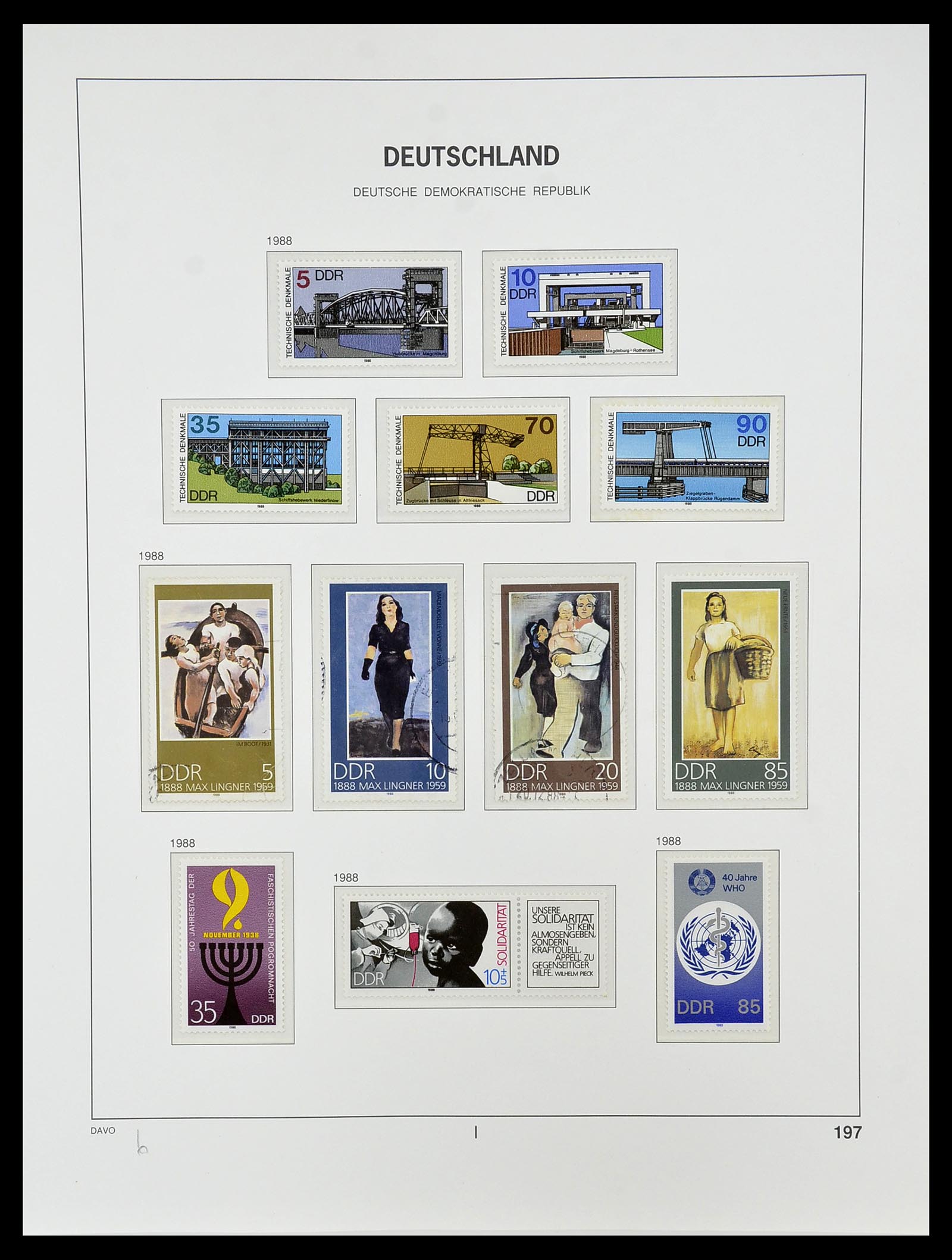 34489 258 - Postzegelverzameling 34489 DDR 1949-1990.