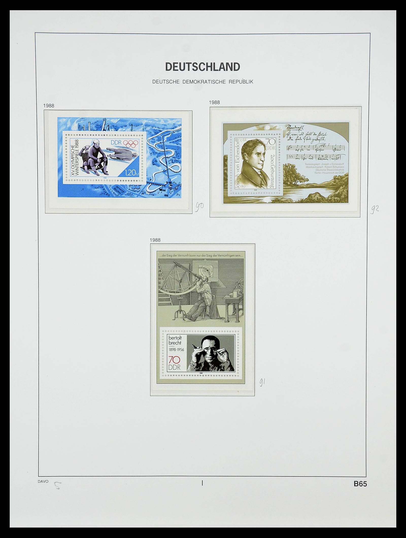 34489 259 - Postzegelverzameling 34489 DDR 1949-1990.