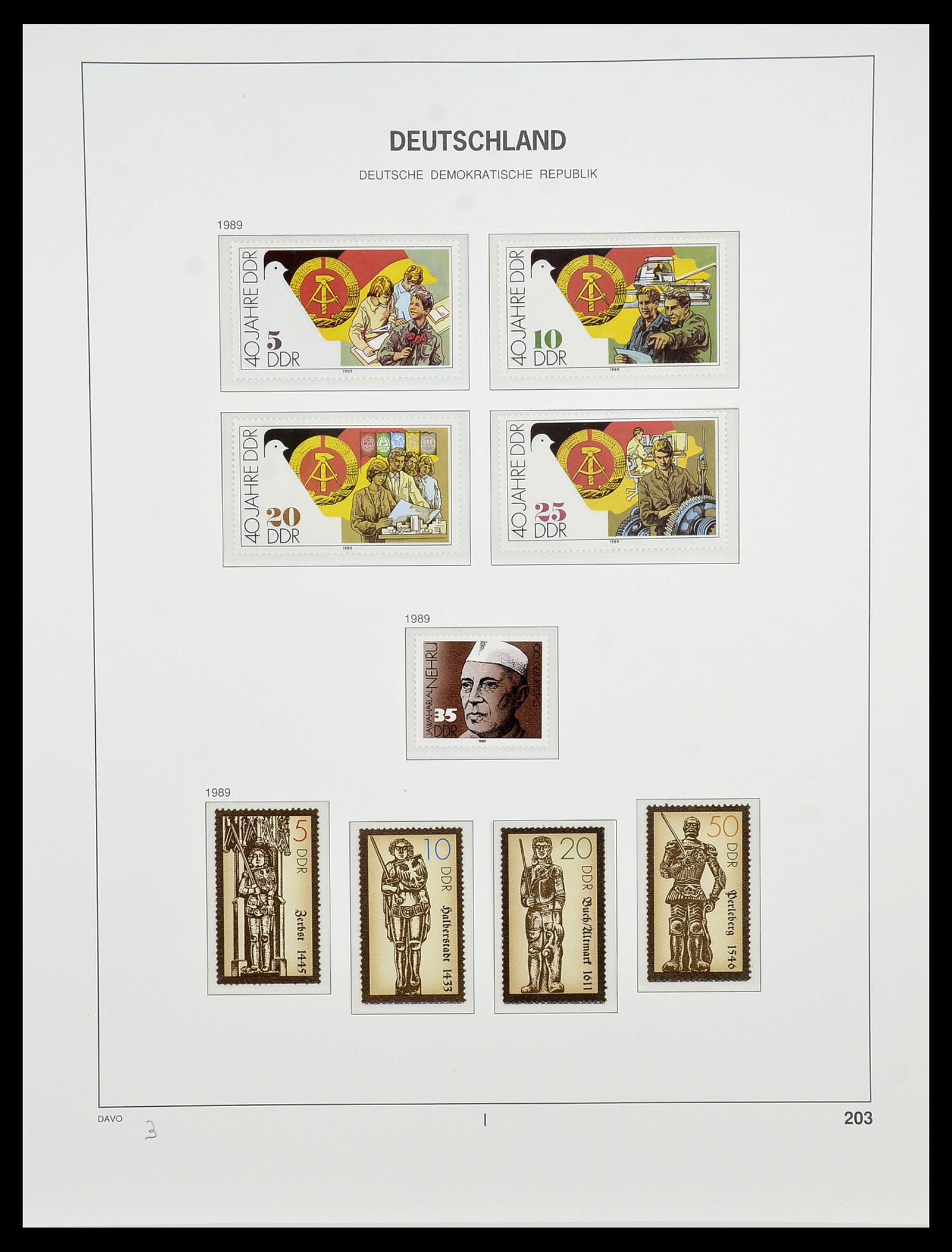 34489 268 - Postzegelverzameling 34489 DDR 1949-1990.