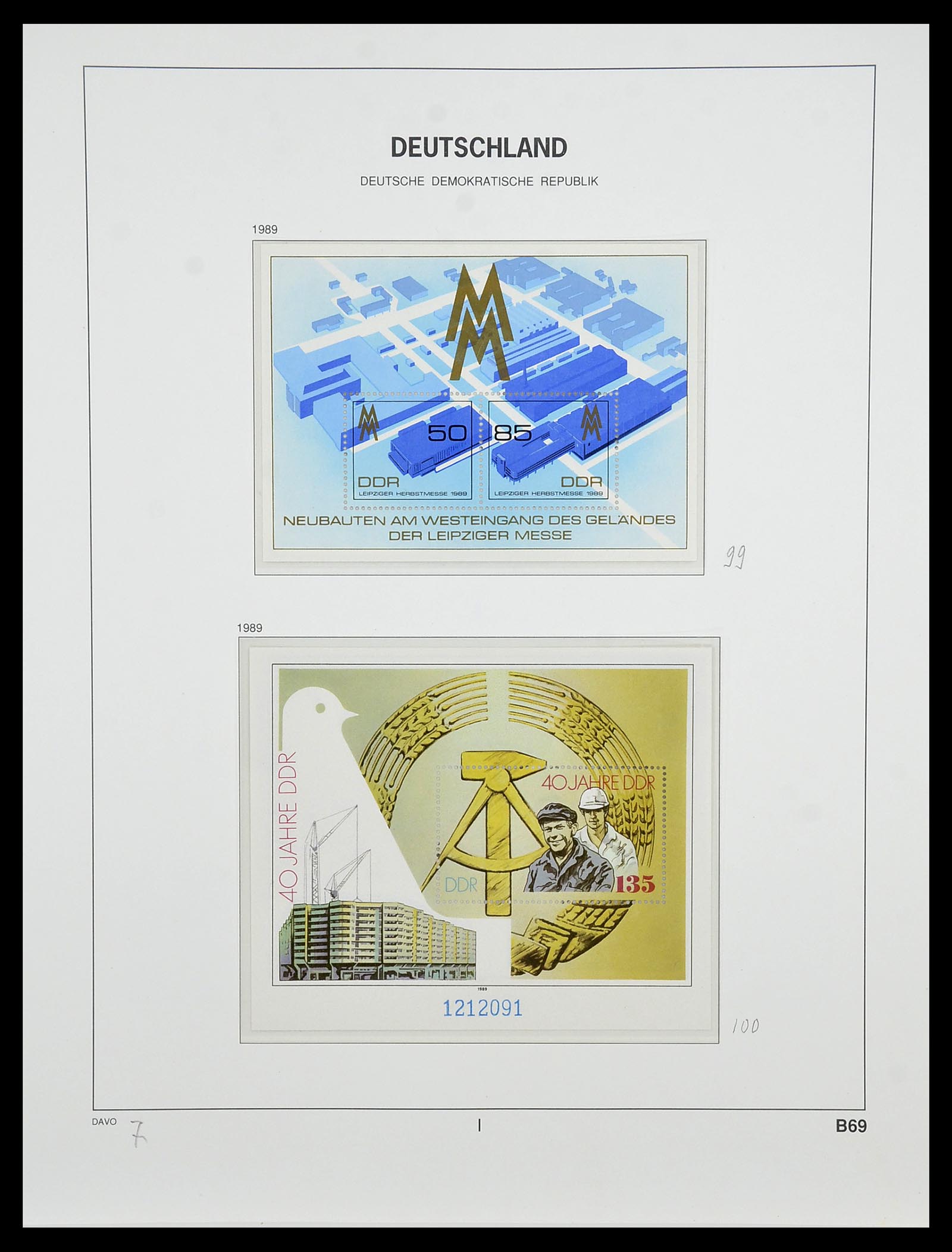 34489 271 - Postzegelverzameling 34489 DDR 1949-1990.