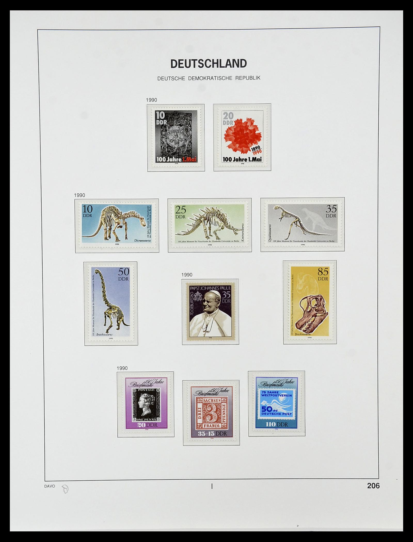 34489 275 - Postzegelverzameling 34489 DDR 1949-1990.