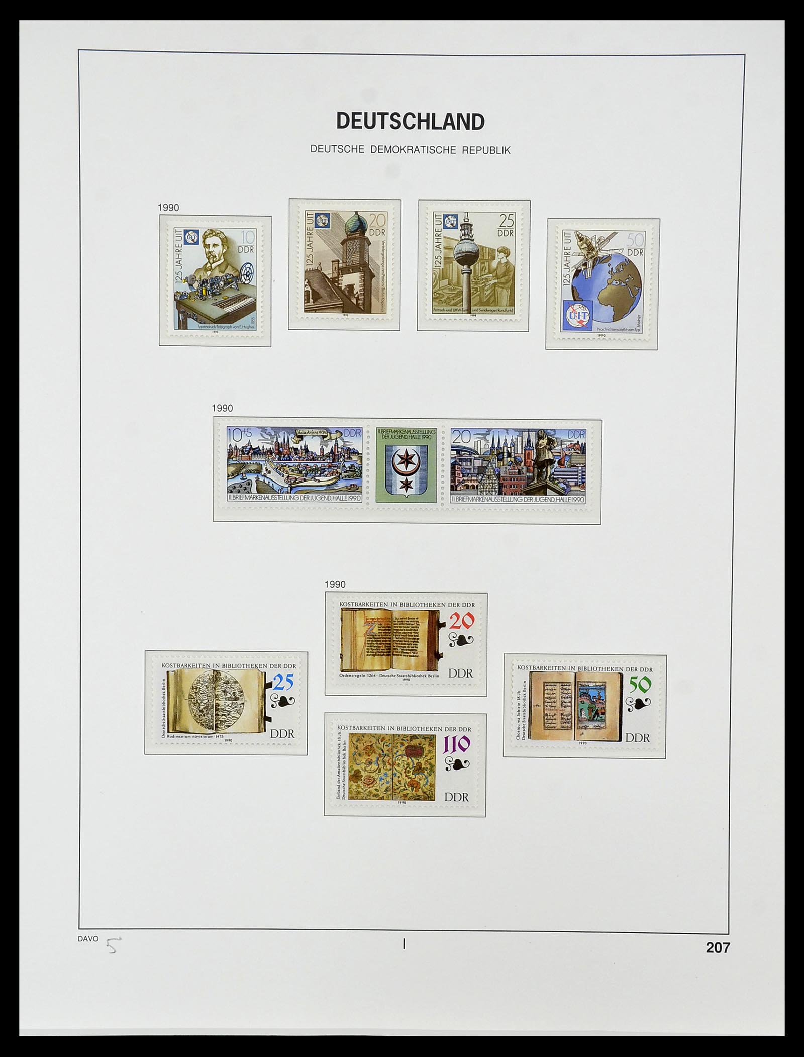 34489 276 - Postzegelverzameling 34489 DDR 1949-1990.