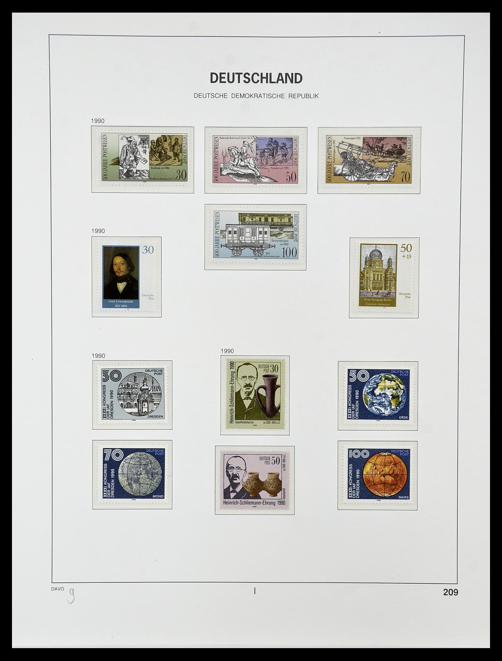 34489 278 - Postzegelverzameling 34489 DDR 1949-1990.