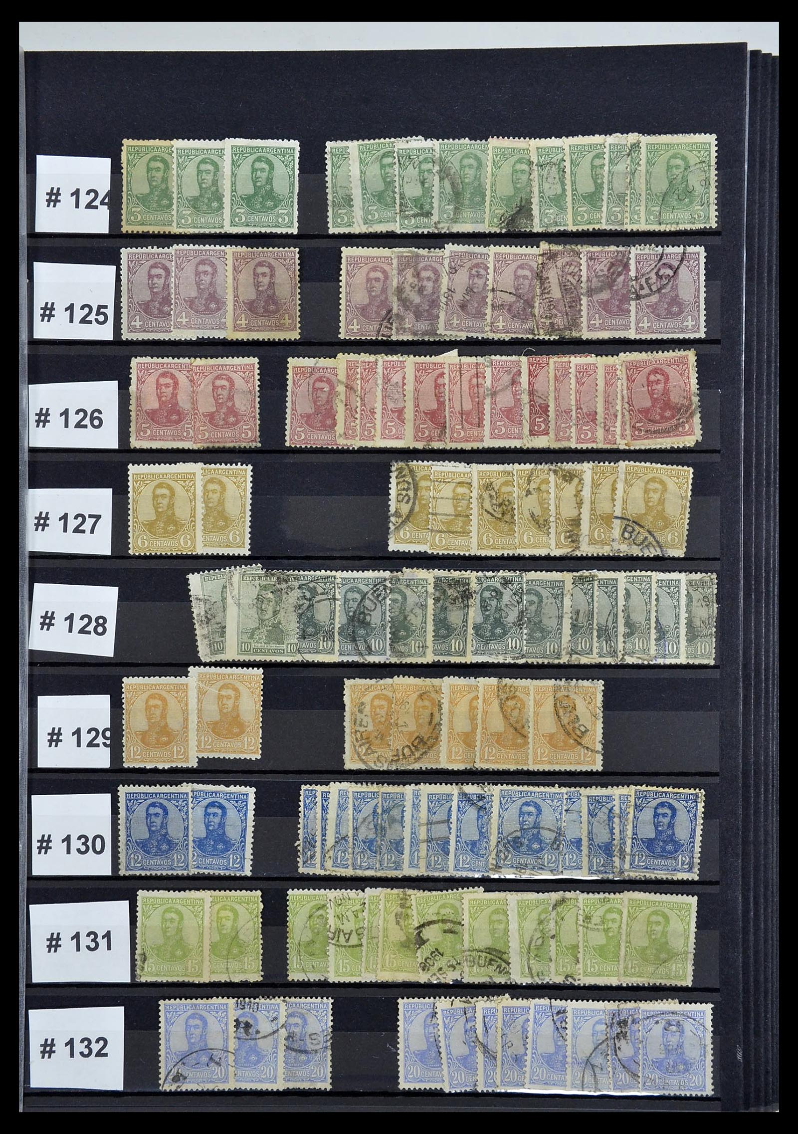 34490 017 - Postzegelverzameling 34490 Argentinië 1858-2002.