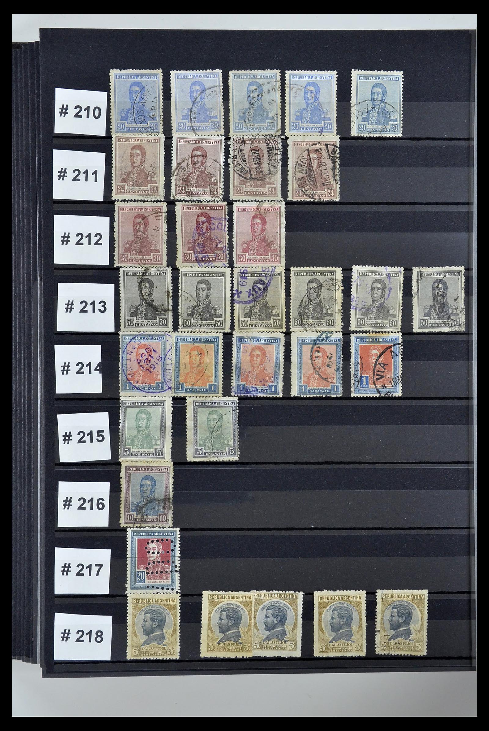 34490 026 - Postzegelverzameling 34490 Argentinië 1858-2002.