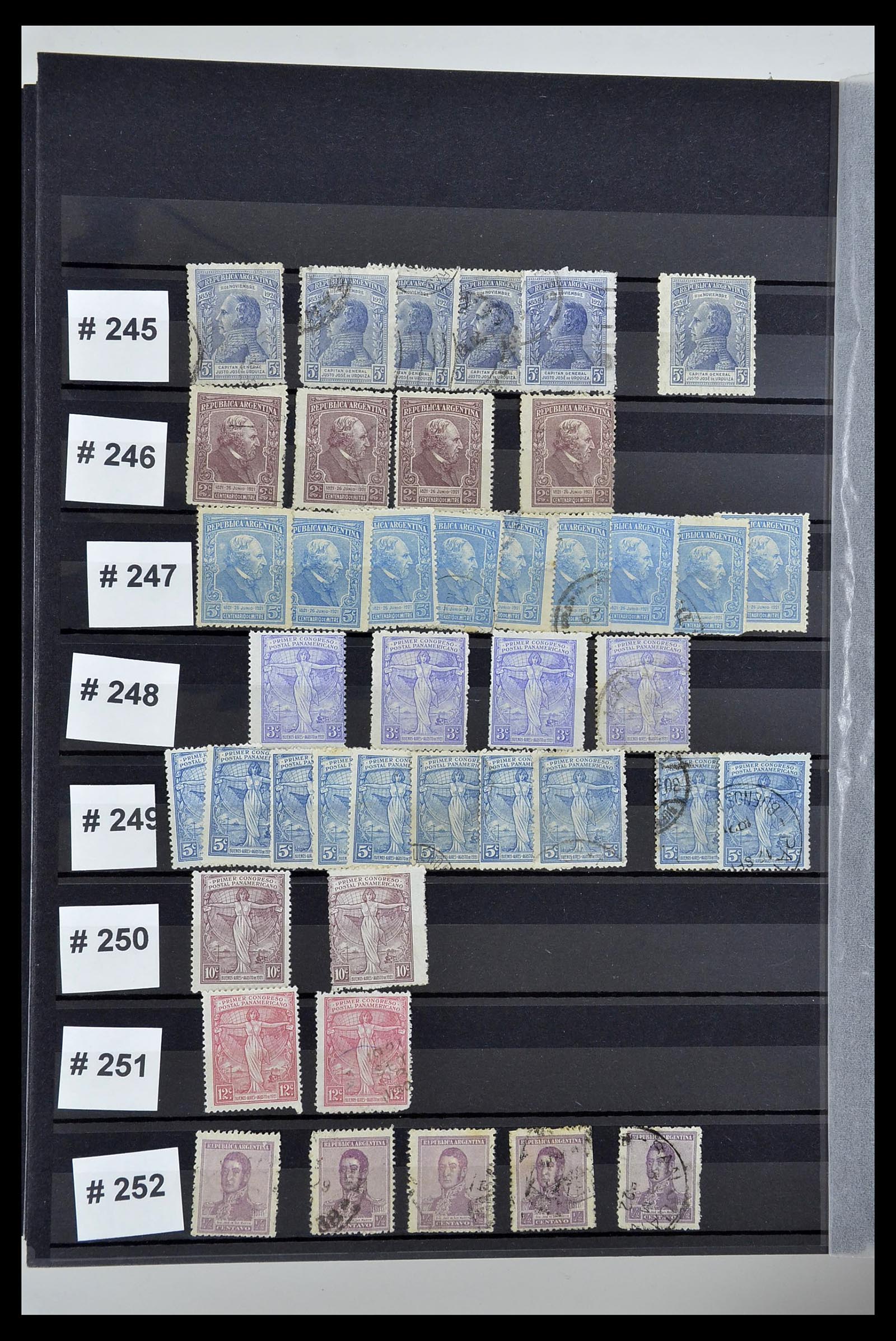 34490 030 - Postzegelverzameling 34490 Argentinië 1858-2002.