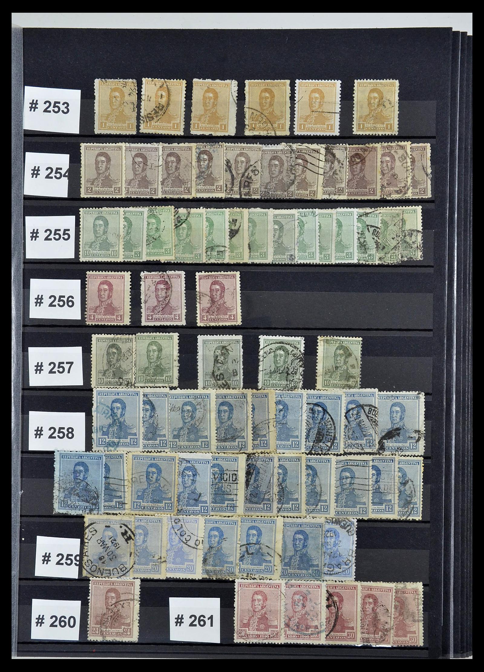 34490 031 - Postzegelverzameling 34490 Argentinië 1858-2002.