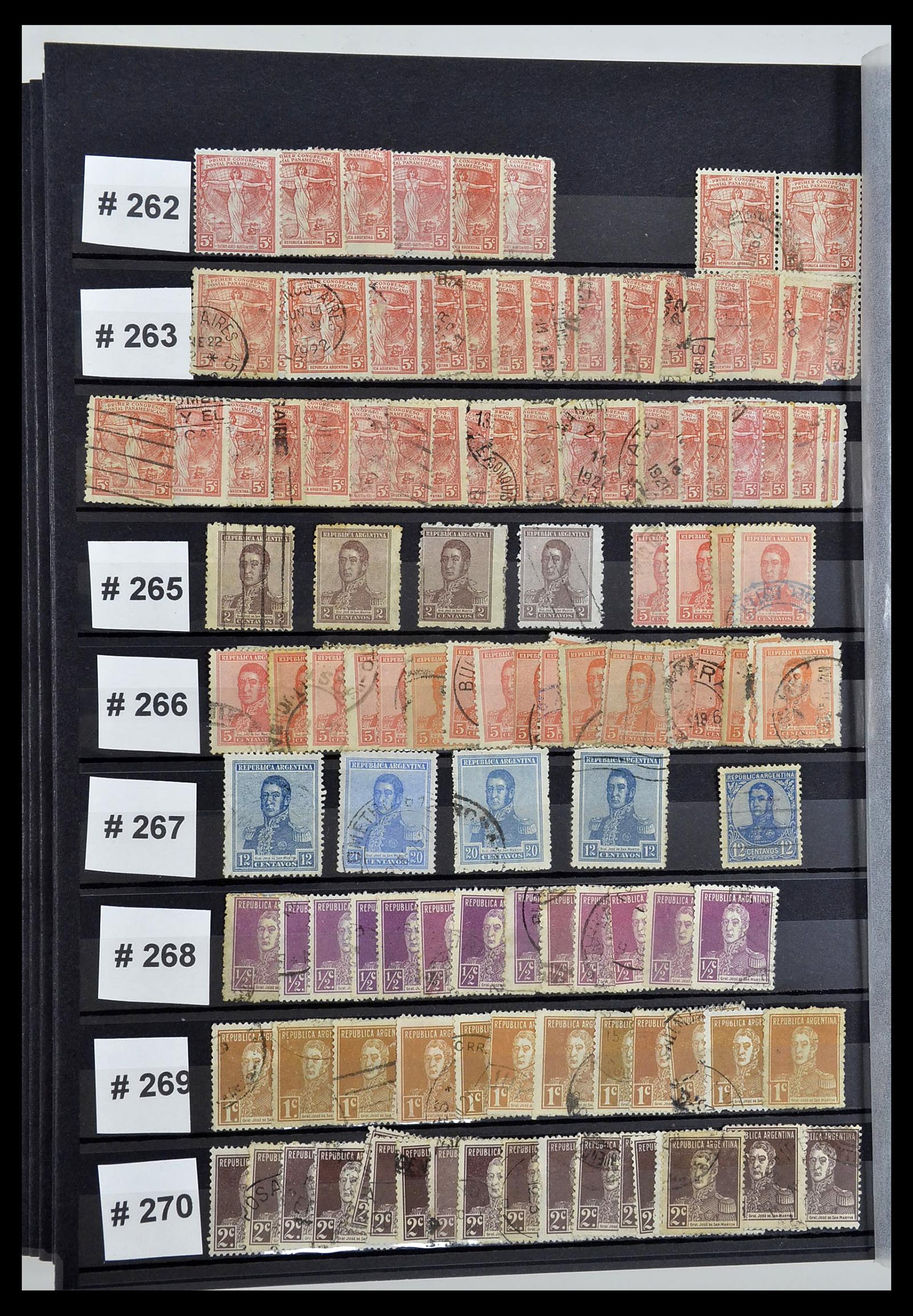 34490 032 - Postzegelverzameling 34490 Argentinië 1858-2002.