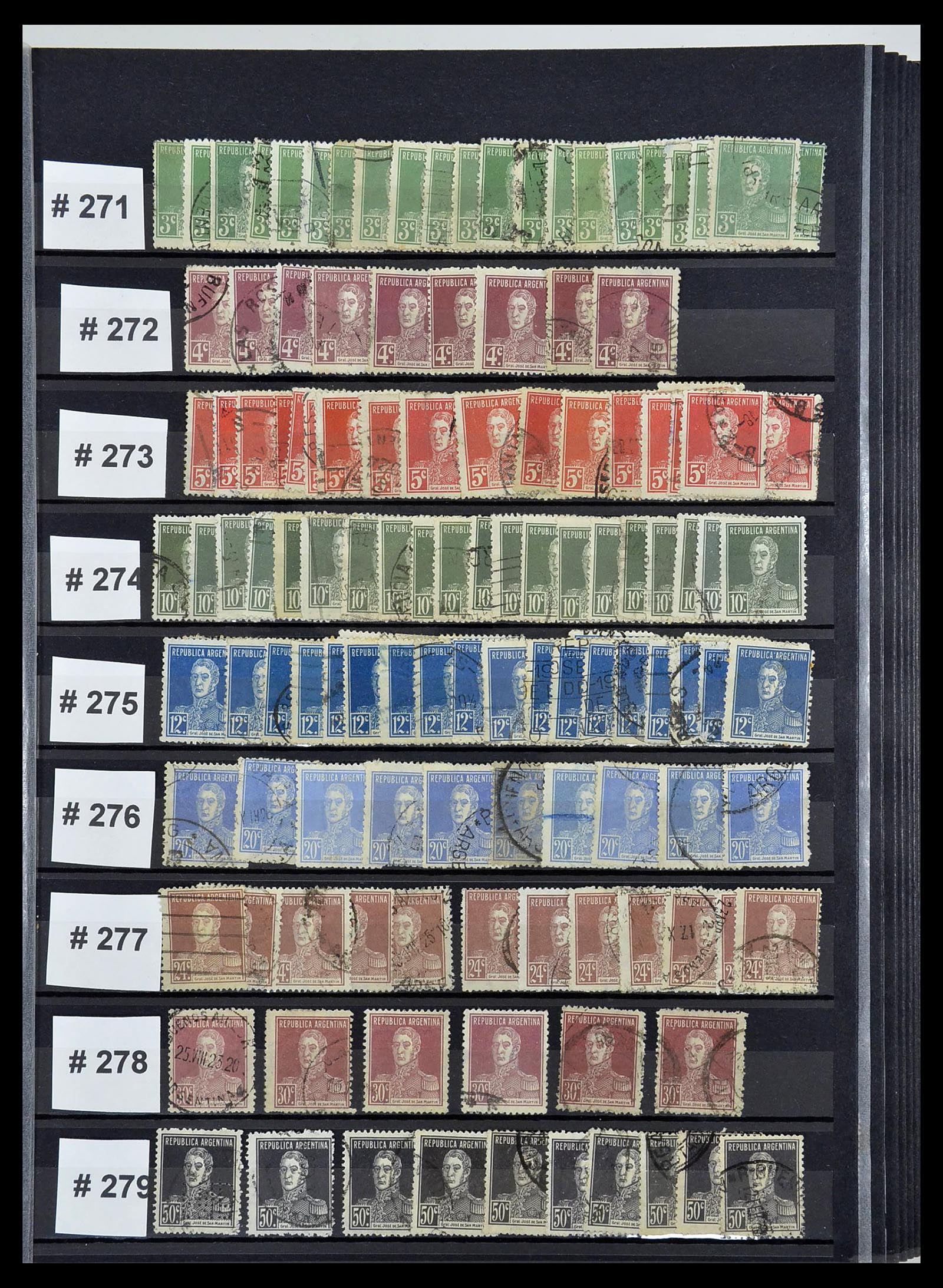 34490 033 - Postzegelverzameling 34490 Argentinië 1858-2002.