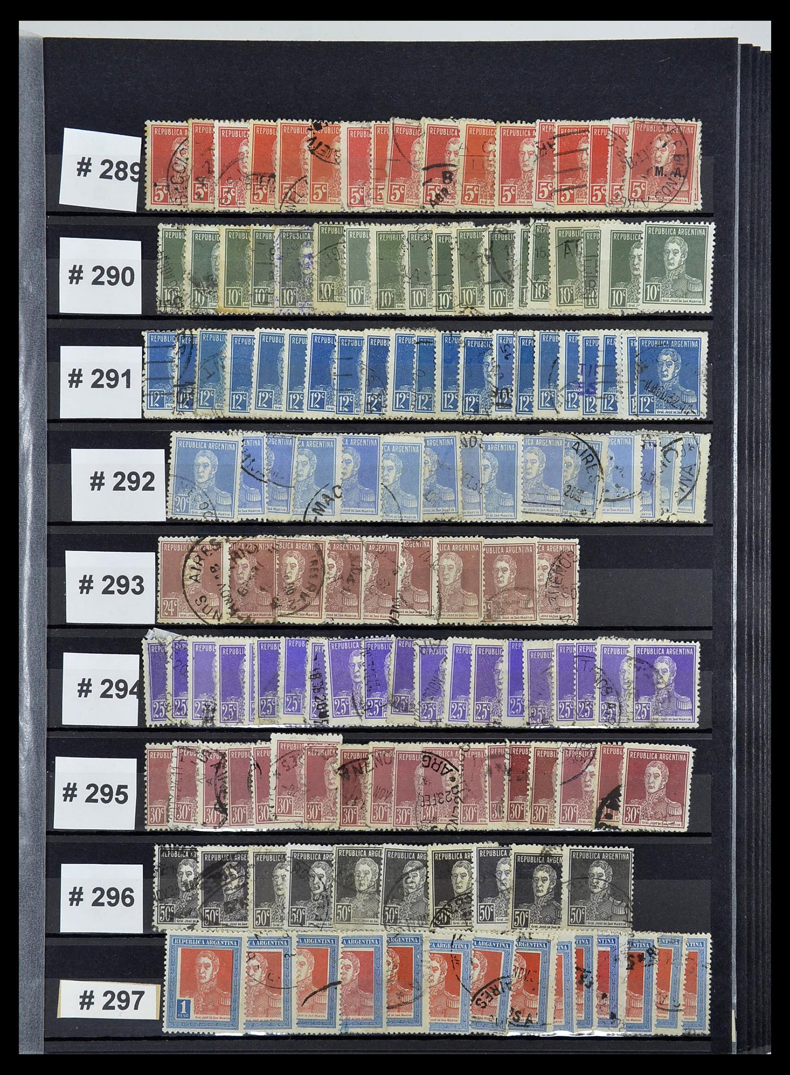 34490 035 - Postzegelverzameling 34490 Argentinië 1858-2002.