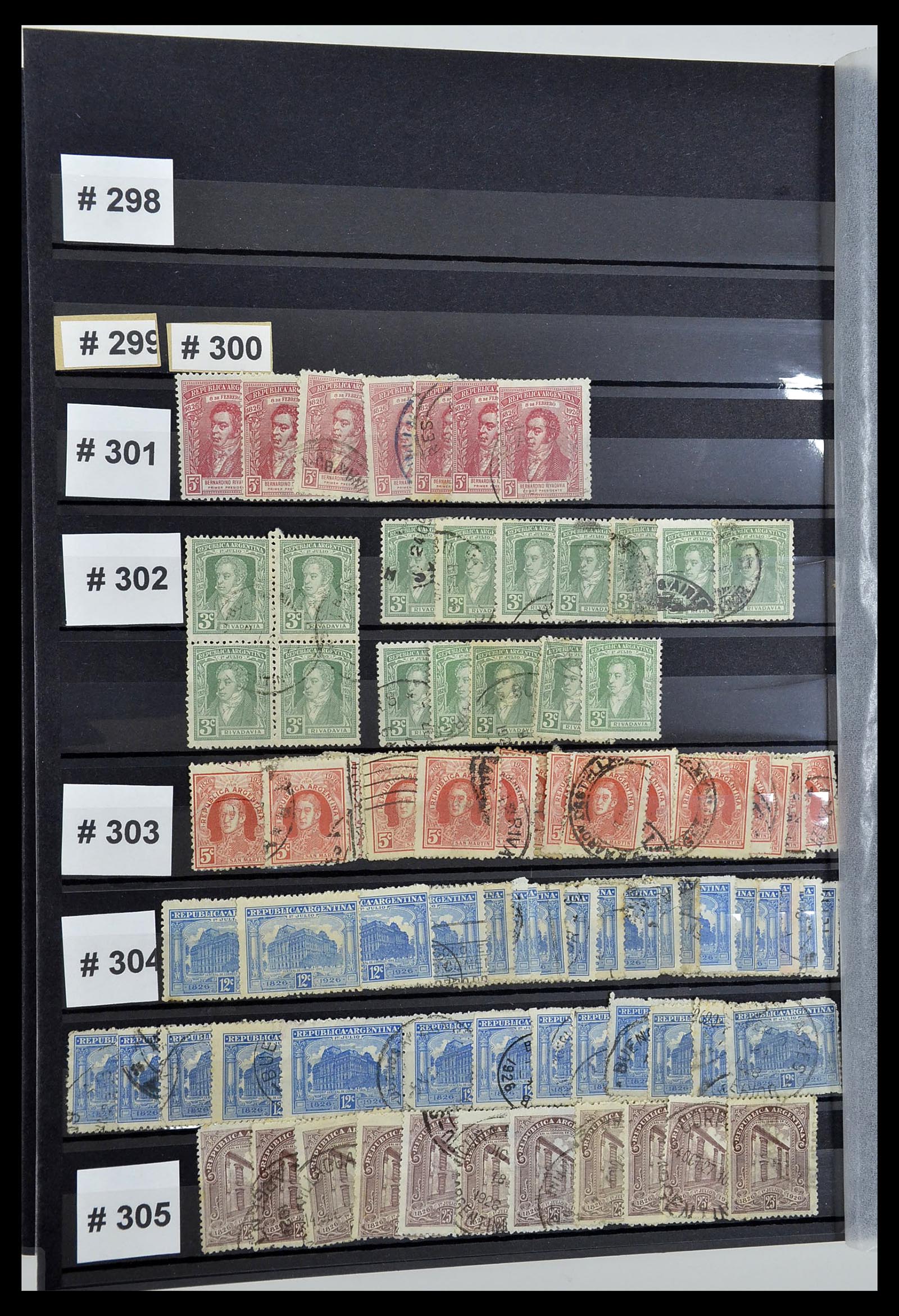 34490 036 - Postzegelverzameling 34490 Argentinië 1858-2002.