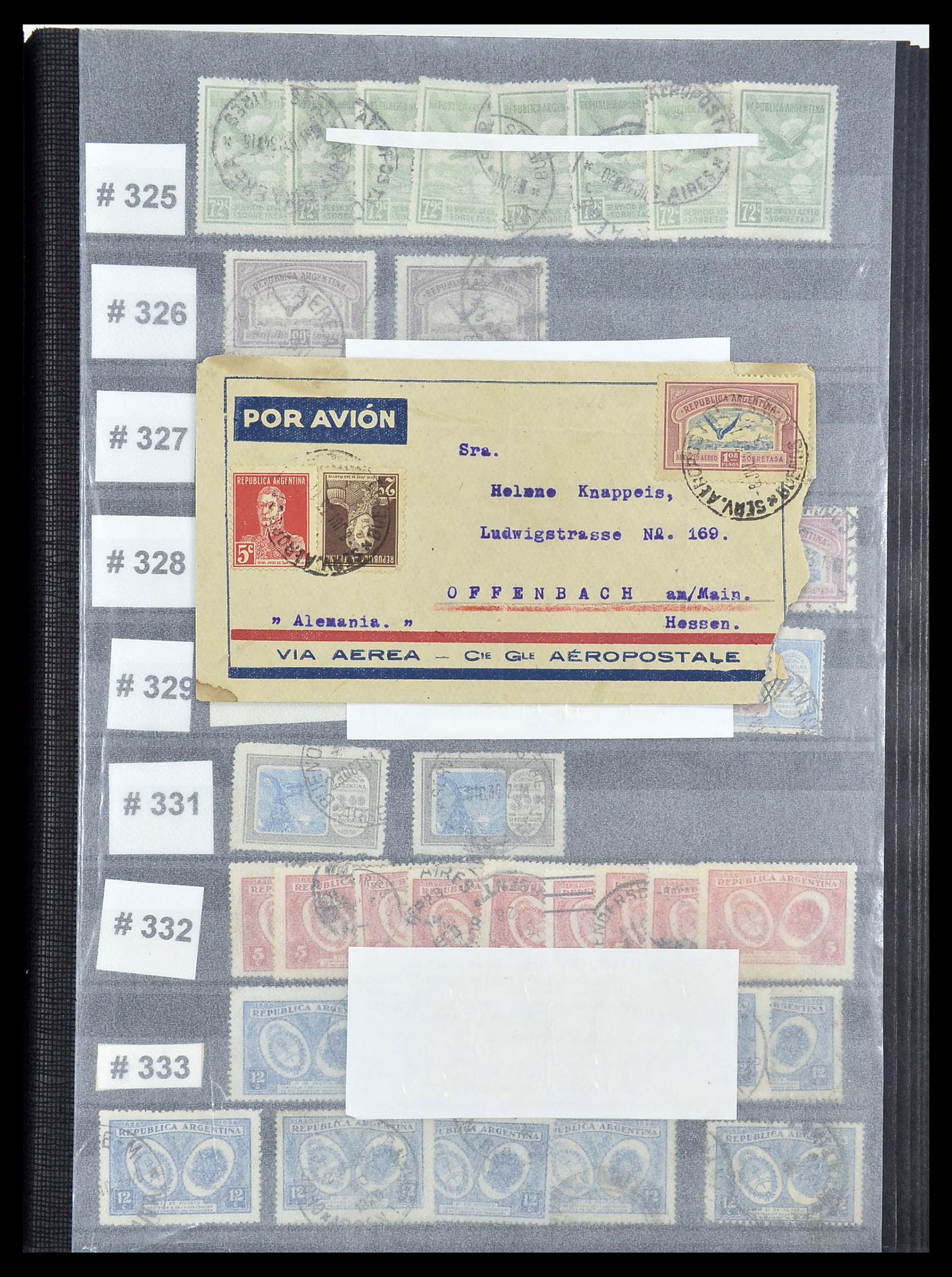34490 039 - Postzegelverzameling 34490 Argentinië 1858-2002.