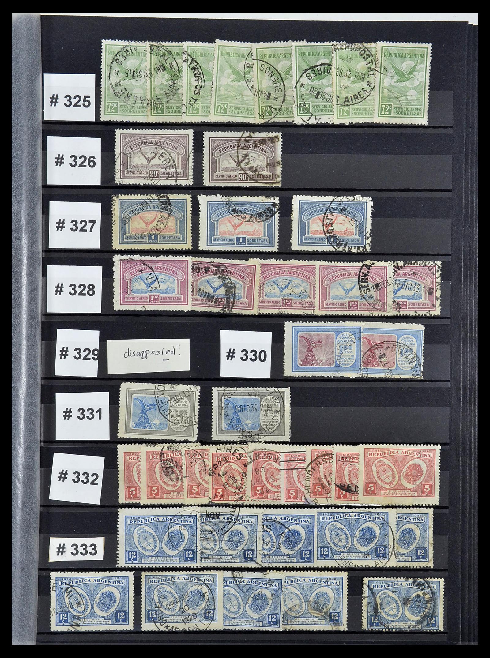 34490 040 - Postzegelverzameling 34490 Argentinië 1858-2002.