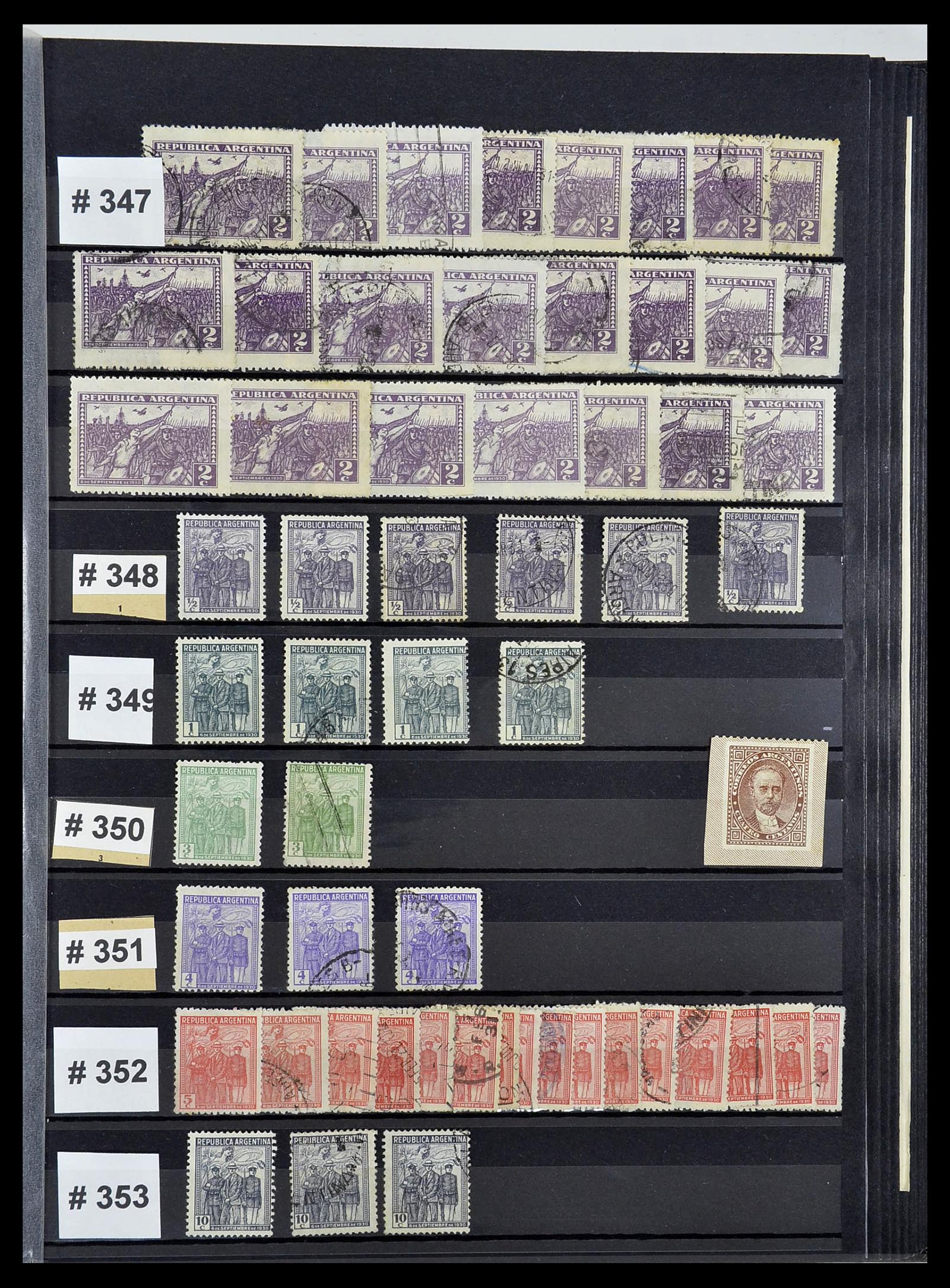 34490 042 - Postzegelverzameling 34490 Argentinië 1858-2002.
