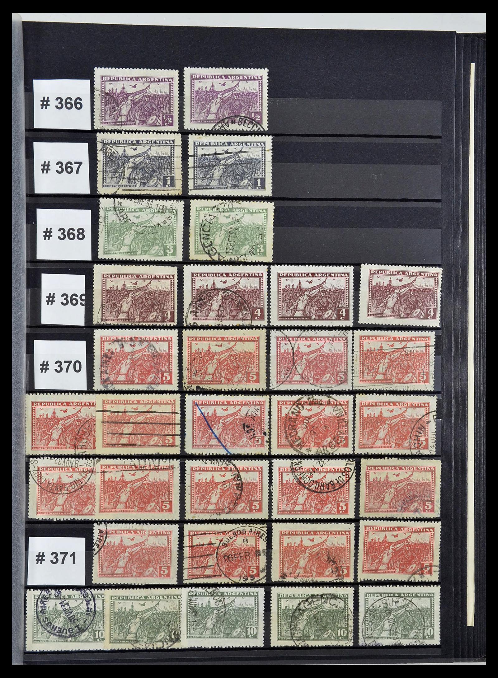 34490 044 - Postzegelverzameling 34490 Argentinië 1858-2002.