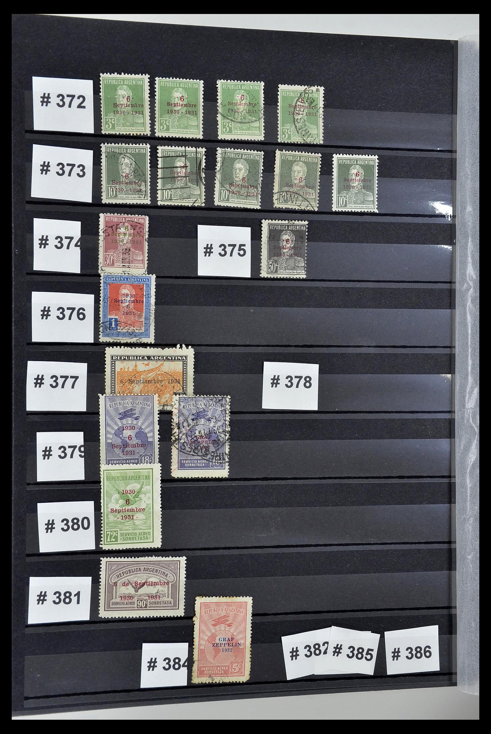 34490 045 - Postzegelverzameling 34490 Argentinië 1858-2002.