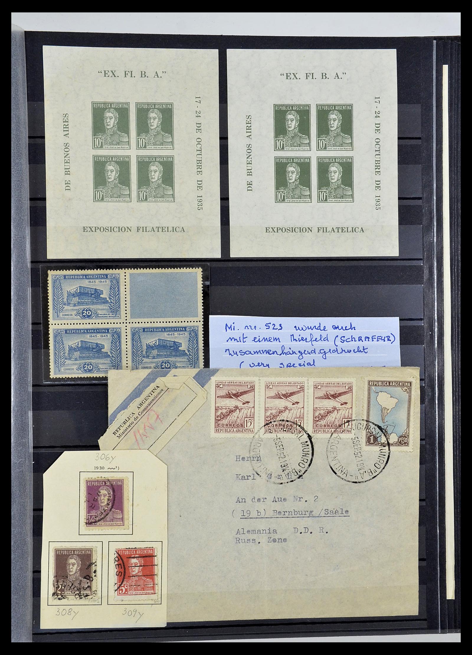34490 046 - Postzegelverzameling 34490 Argentinië 1858-2002.