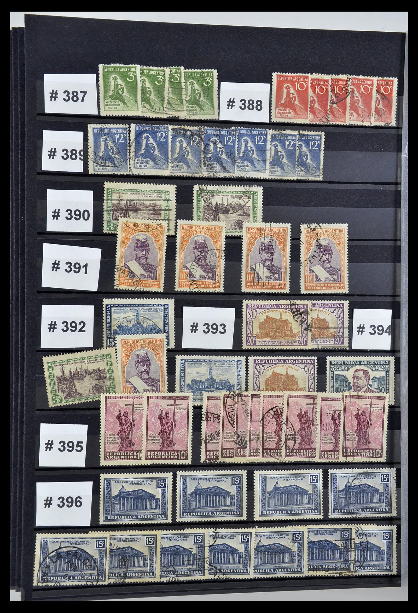 34490 047 - Postzegelverzameling 34490 Argentinië 1858-2002.