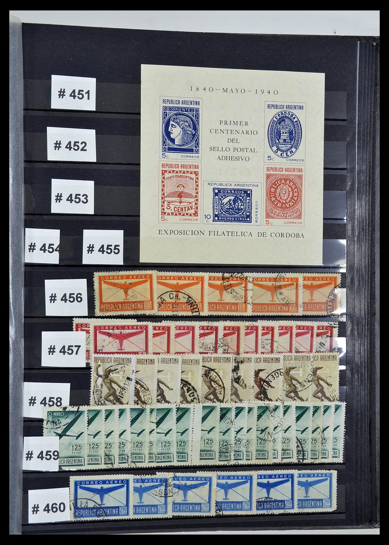34490 055 - Postzegelverzameling 34490 Argentinië 1858-2002.