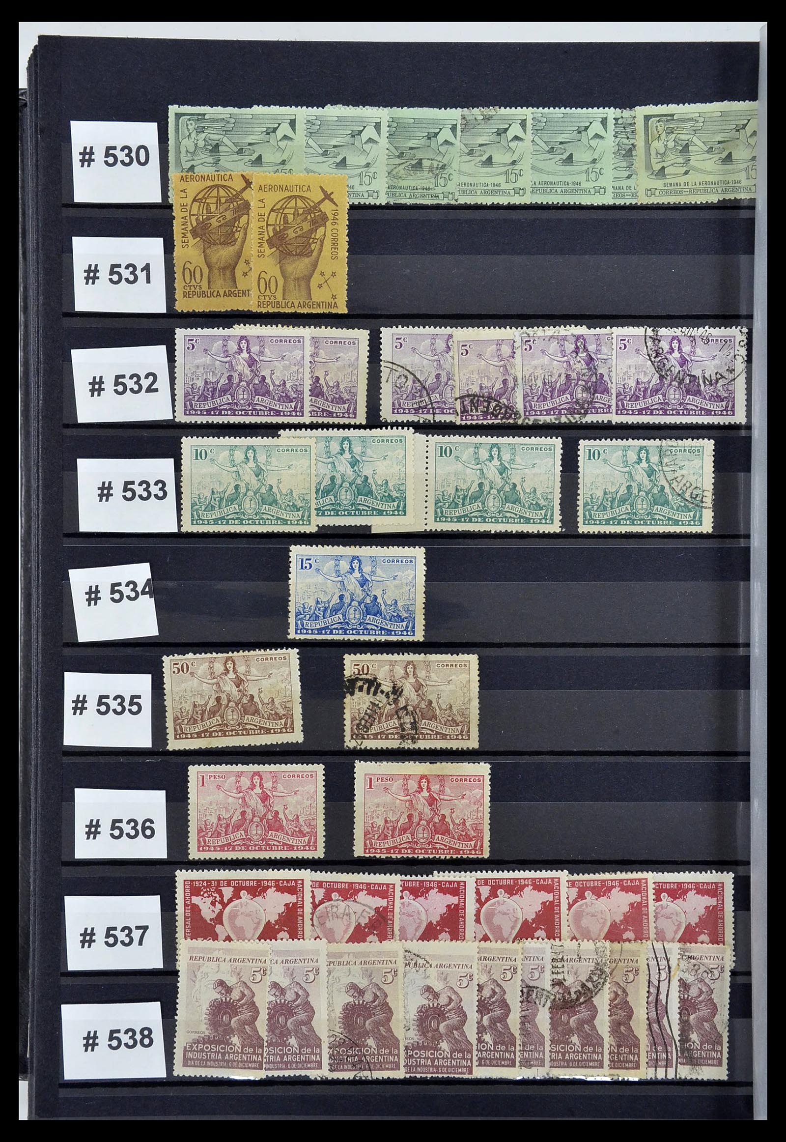 34490 064 - Postzegelverzameling 34490 Argentinië 1858-2002.