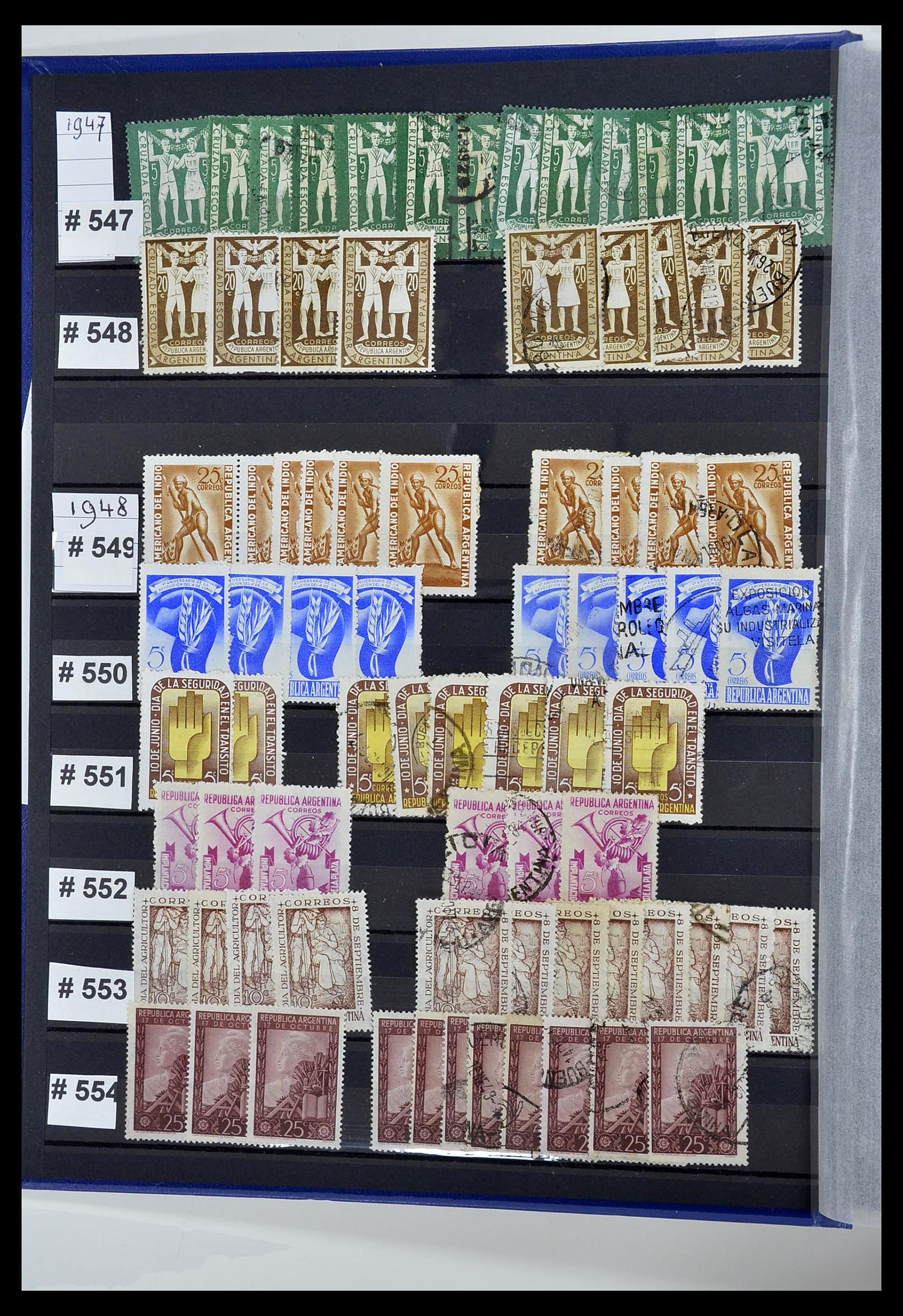 34490 066 - Postzegelverzameling 34490 Argentinië 1858-2002.