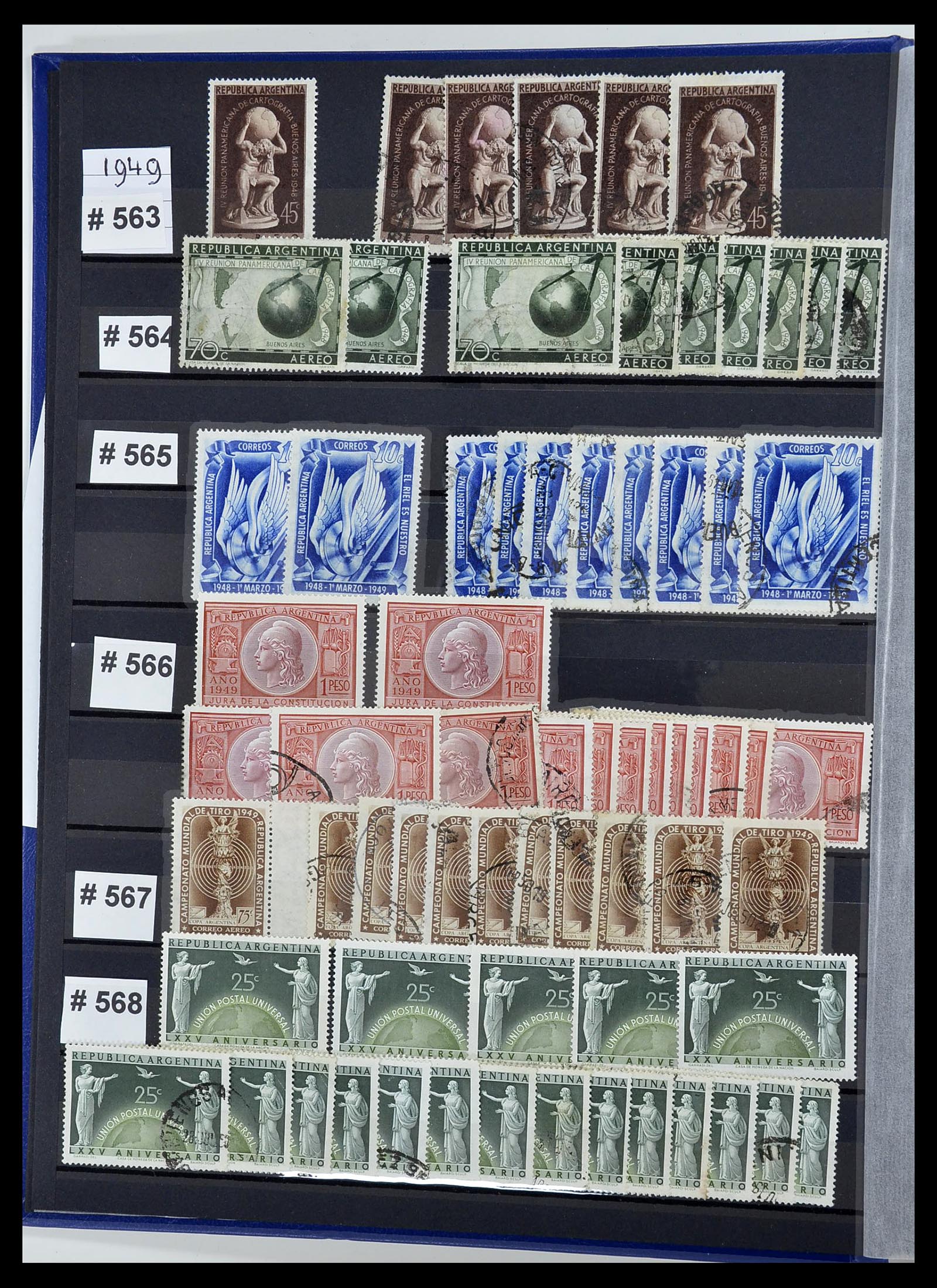 34490 068 - Postzegelverzameling 34490 Argentinië 1858-2002.