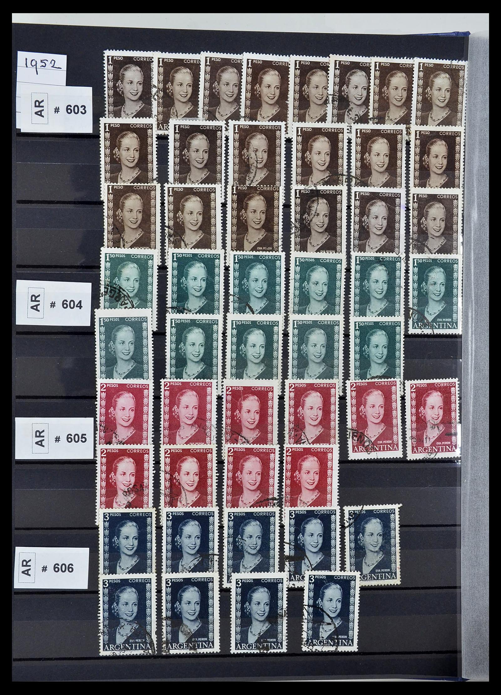 34490 076 - Postzegelverzameling 34490 Argentinië 1858-2002.