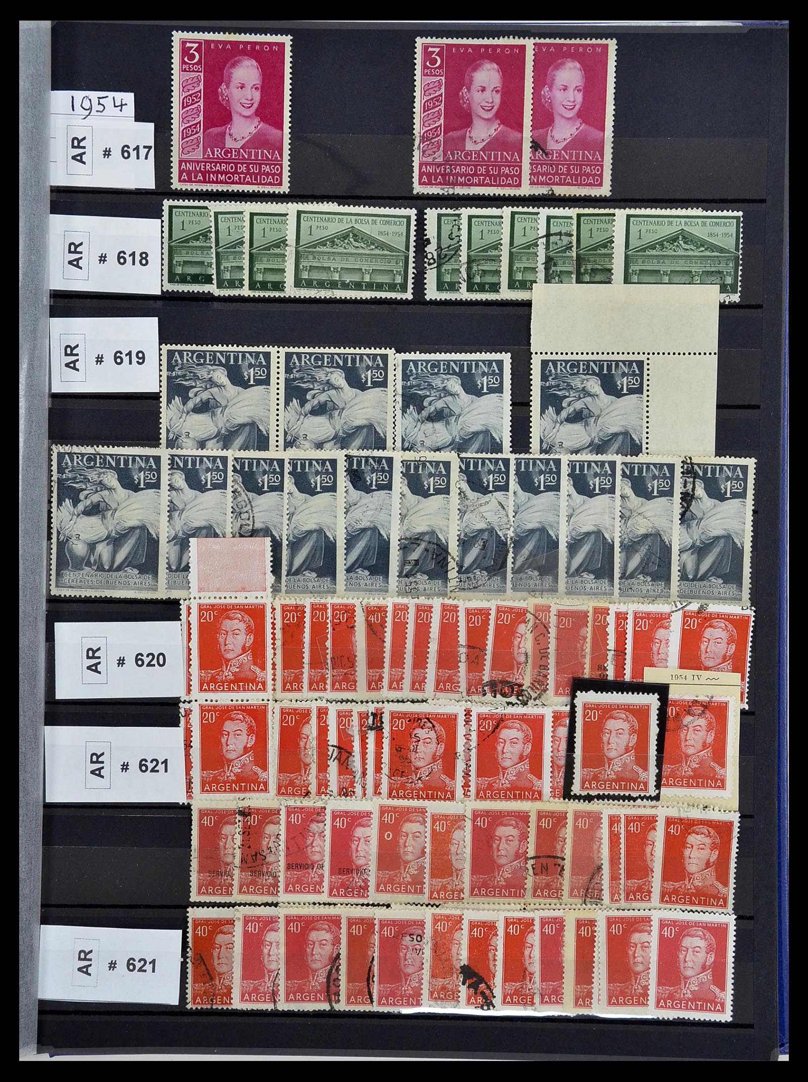 34490 079 - Postzegelverzameling 34490 Argentinië 1858-2002.