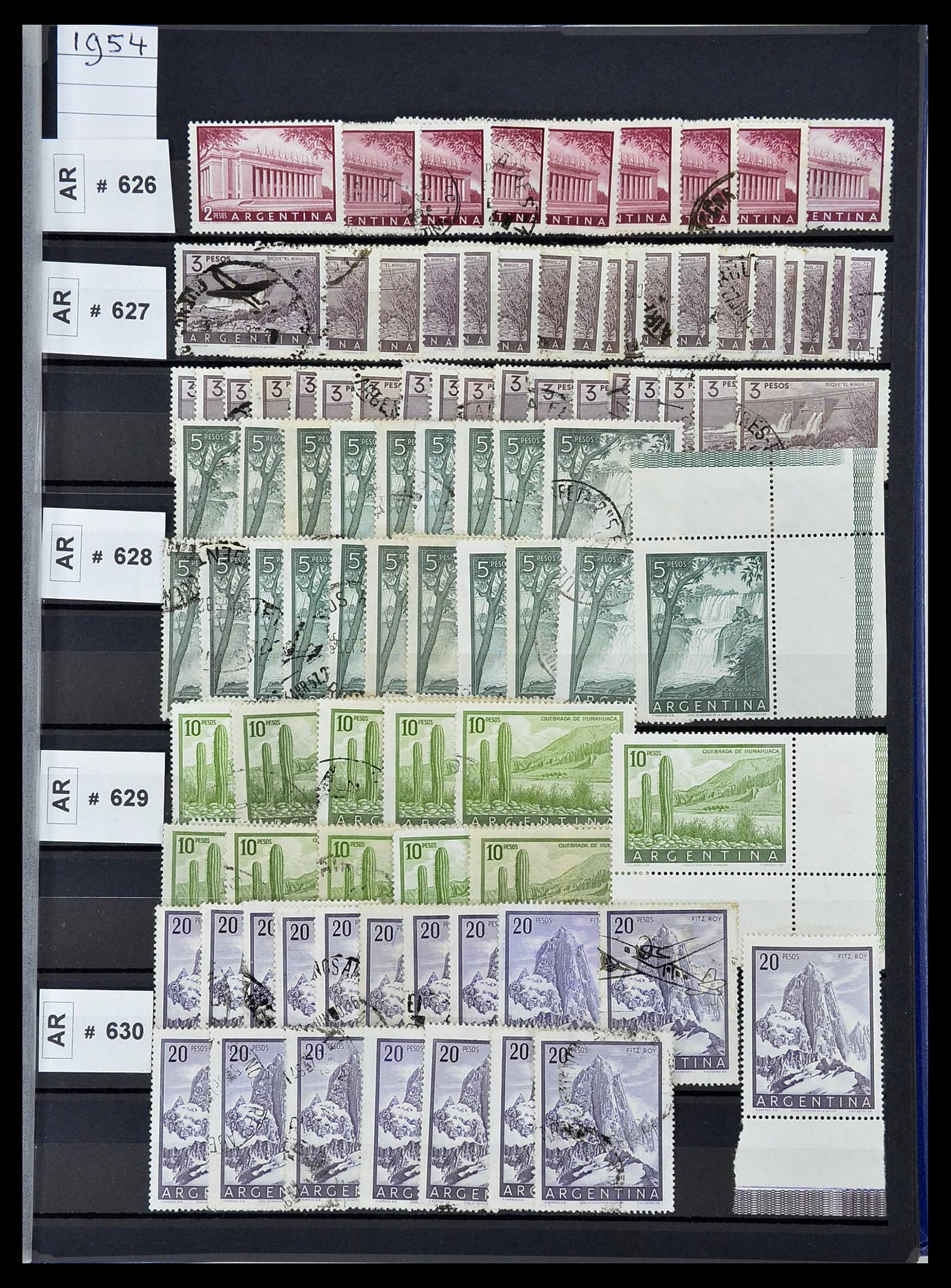 34490 081 - Postzegelverzameling 34490 Argentinië 1858-2002.
