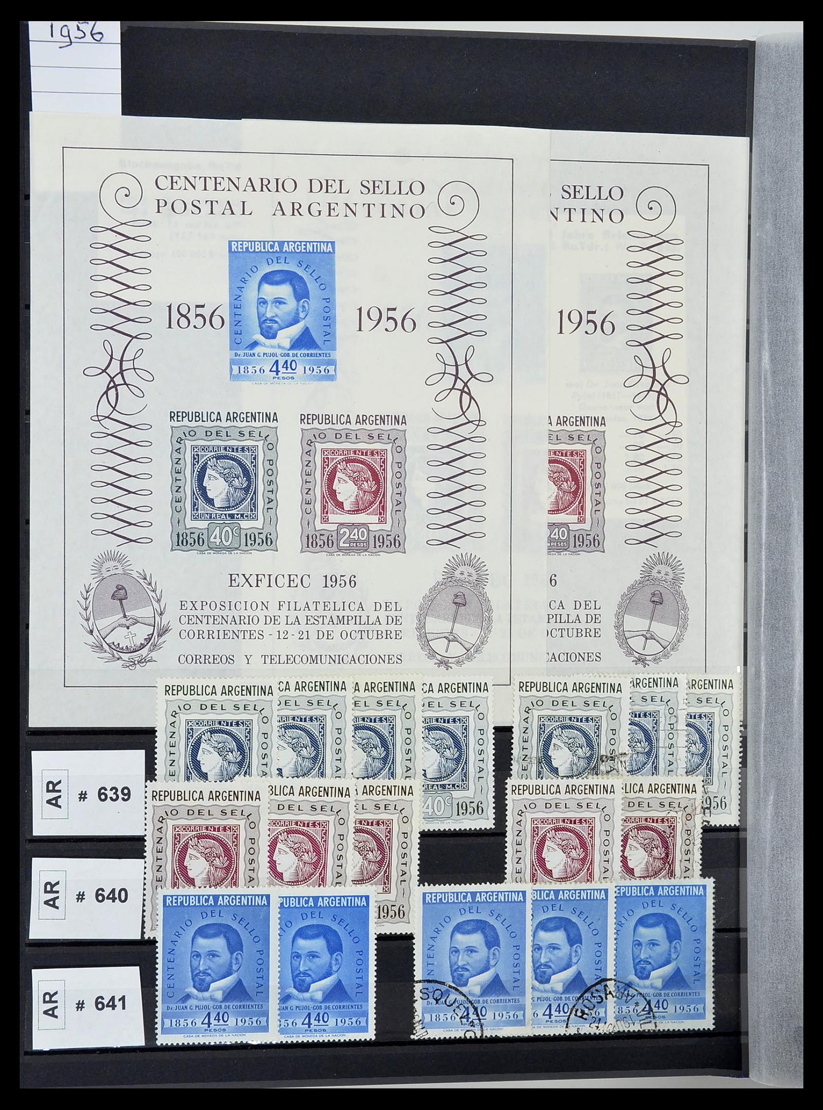 34490 084 - Postzegelverzameling 34490 Argentinië 1858-2002.