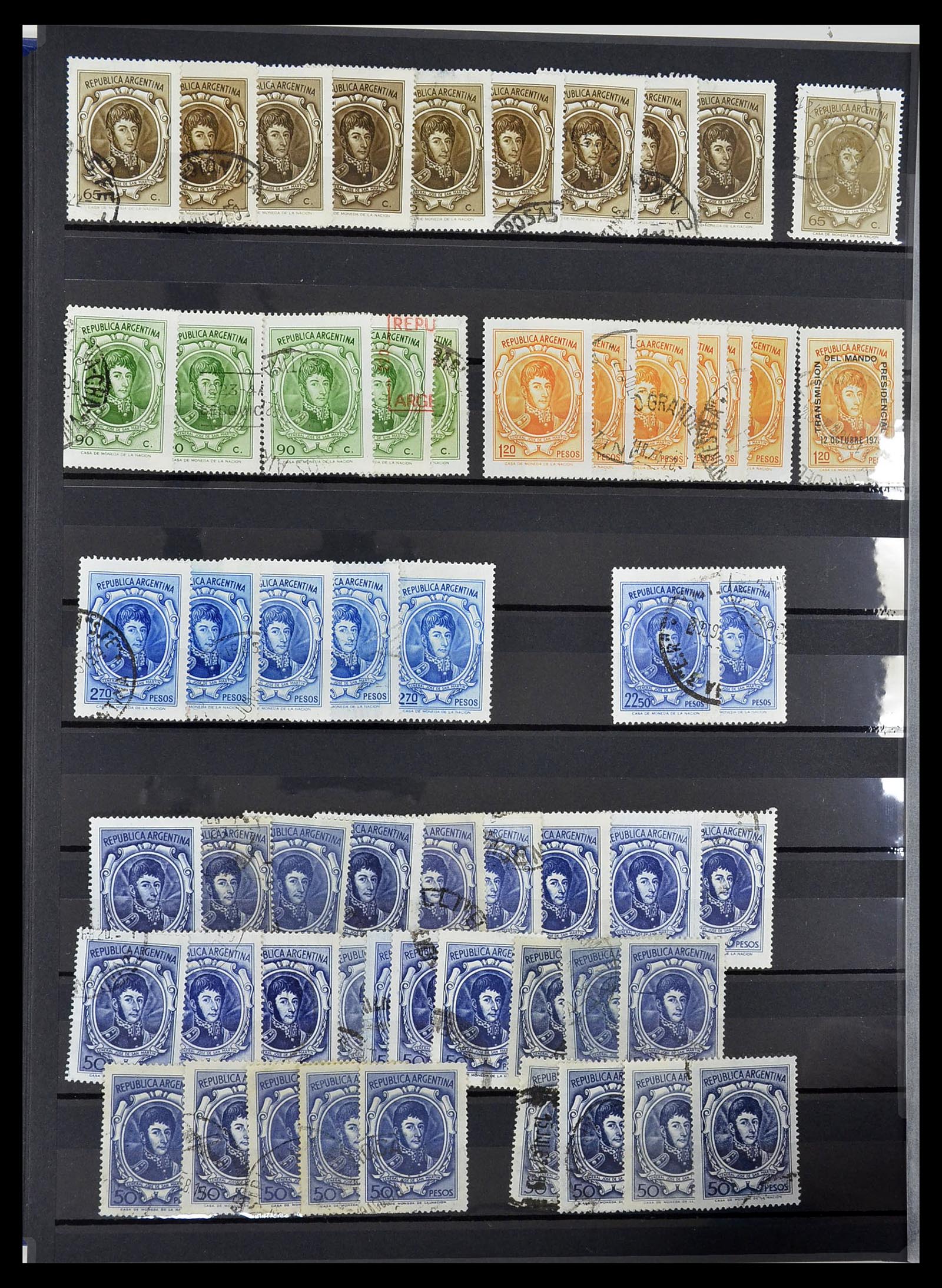 34490 088 - Postzegelverzameling 34490 Argentinië 1858-2002.