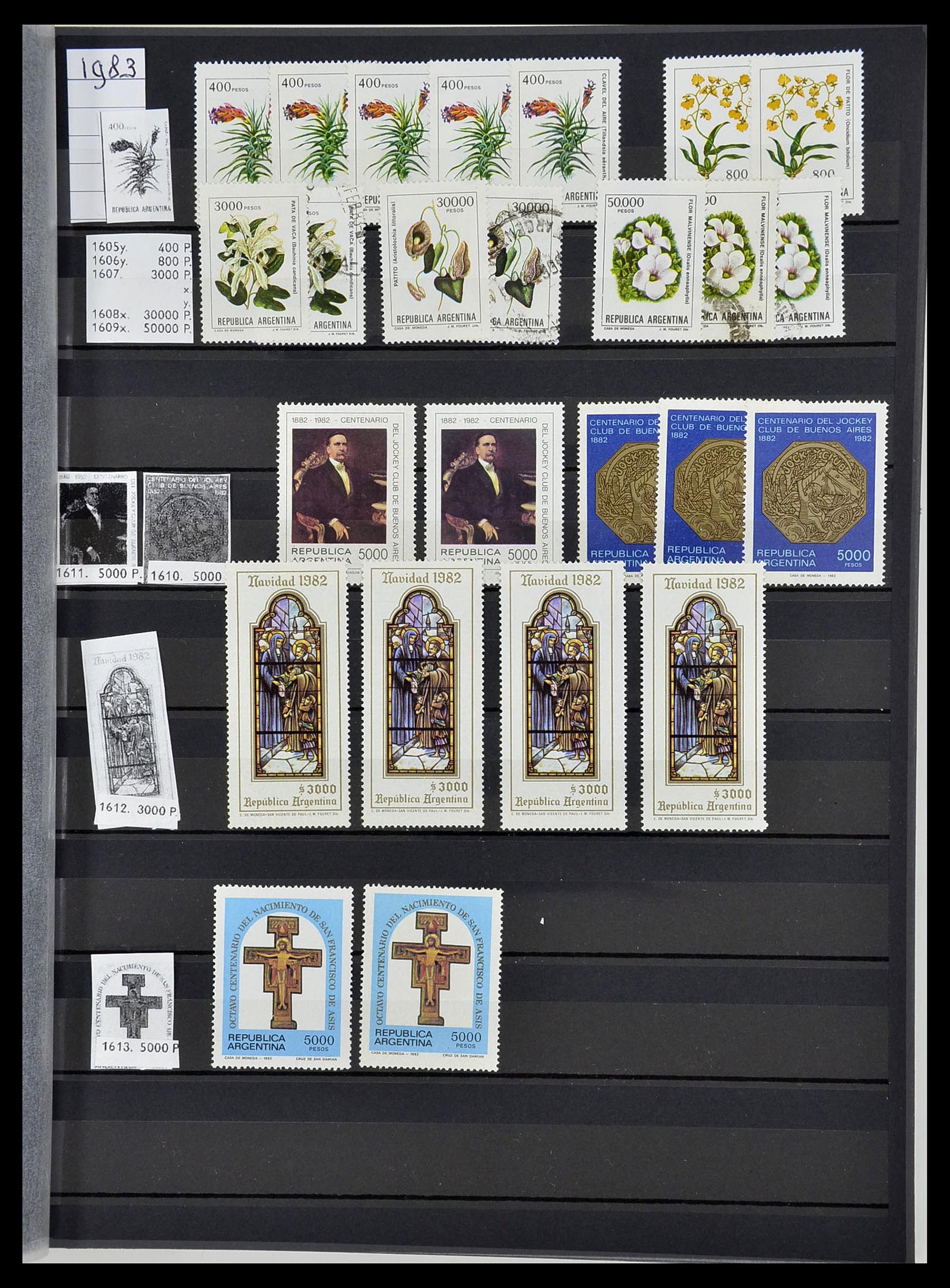 34490 225 - Postzegelverzameling 34490 Argentinië 1858-2002.