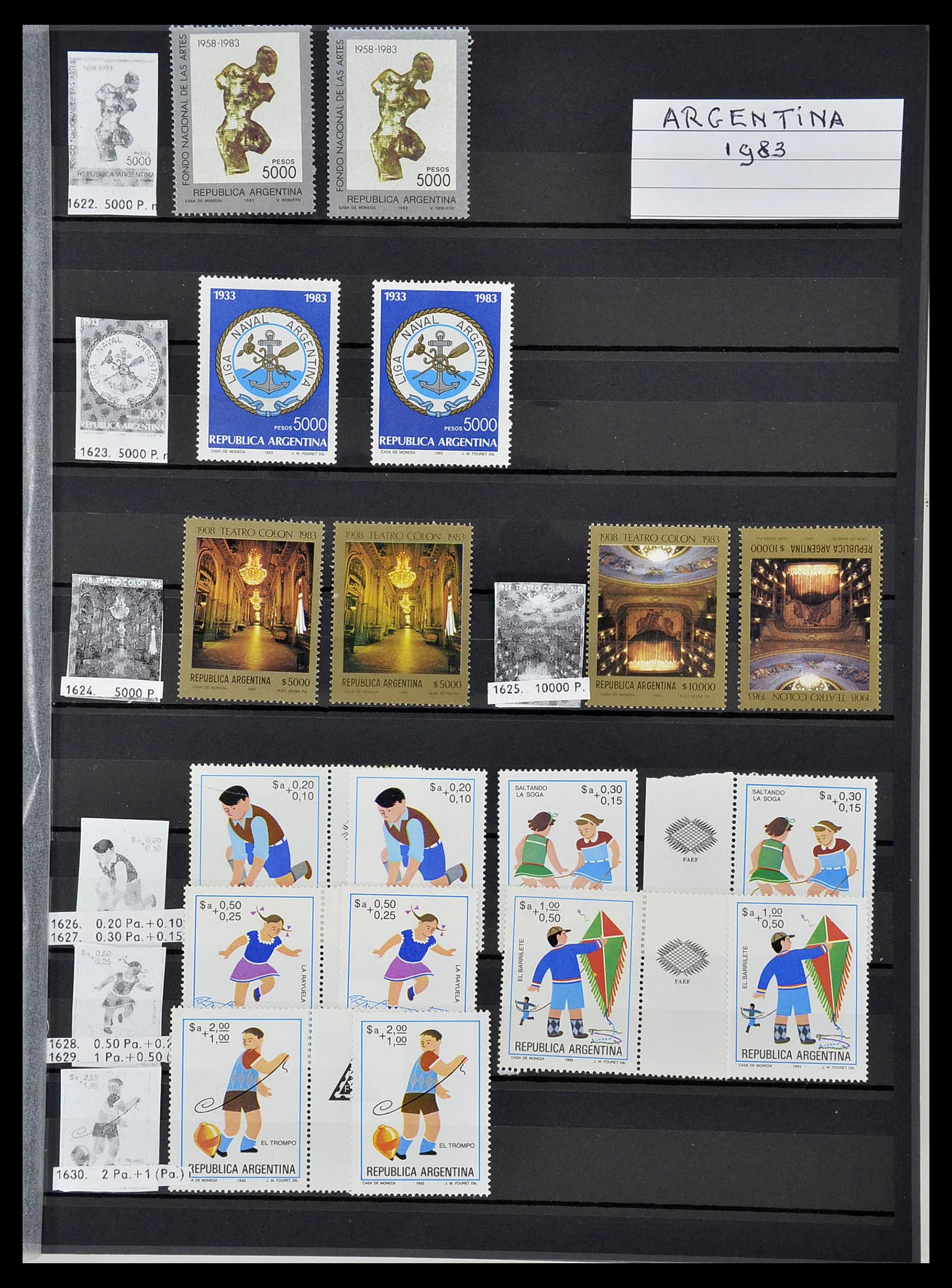 34490 227 - Postzegelverzameling 34490 Argentinië 1858-2002.