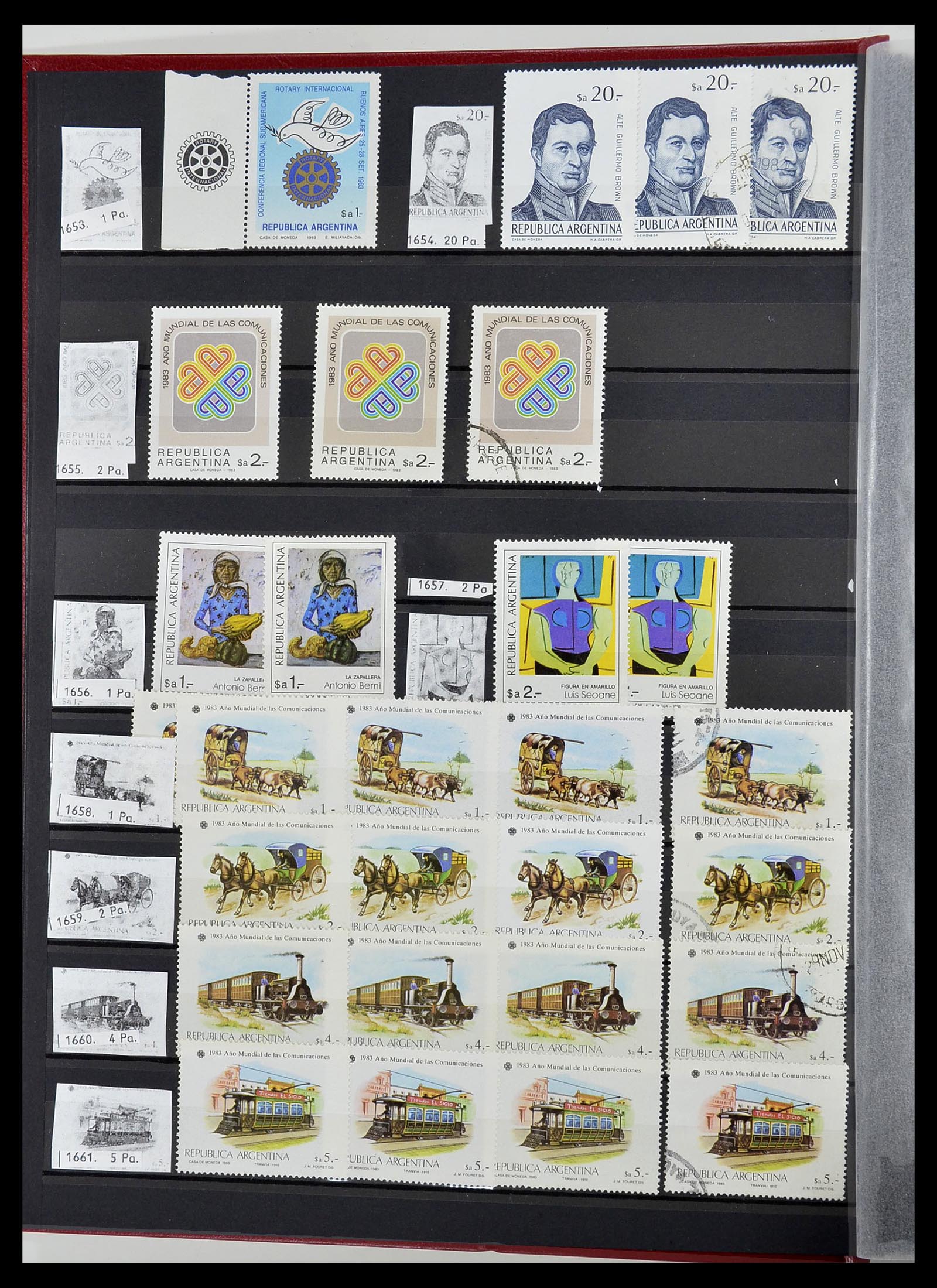 34490 230 - Postzegelverzameling 34490 Argentinië 1858-2002.
